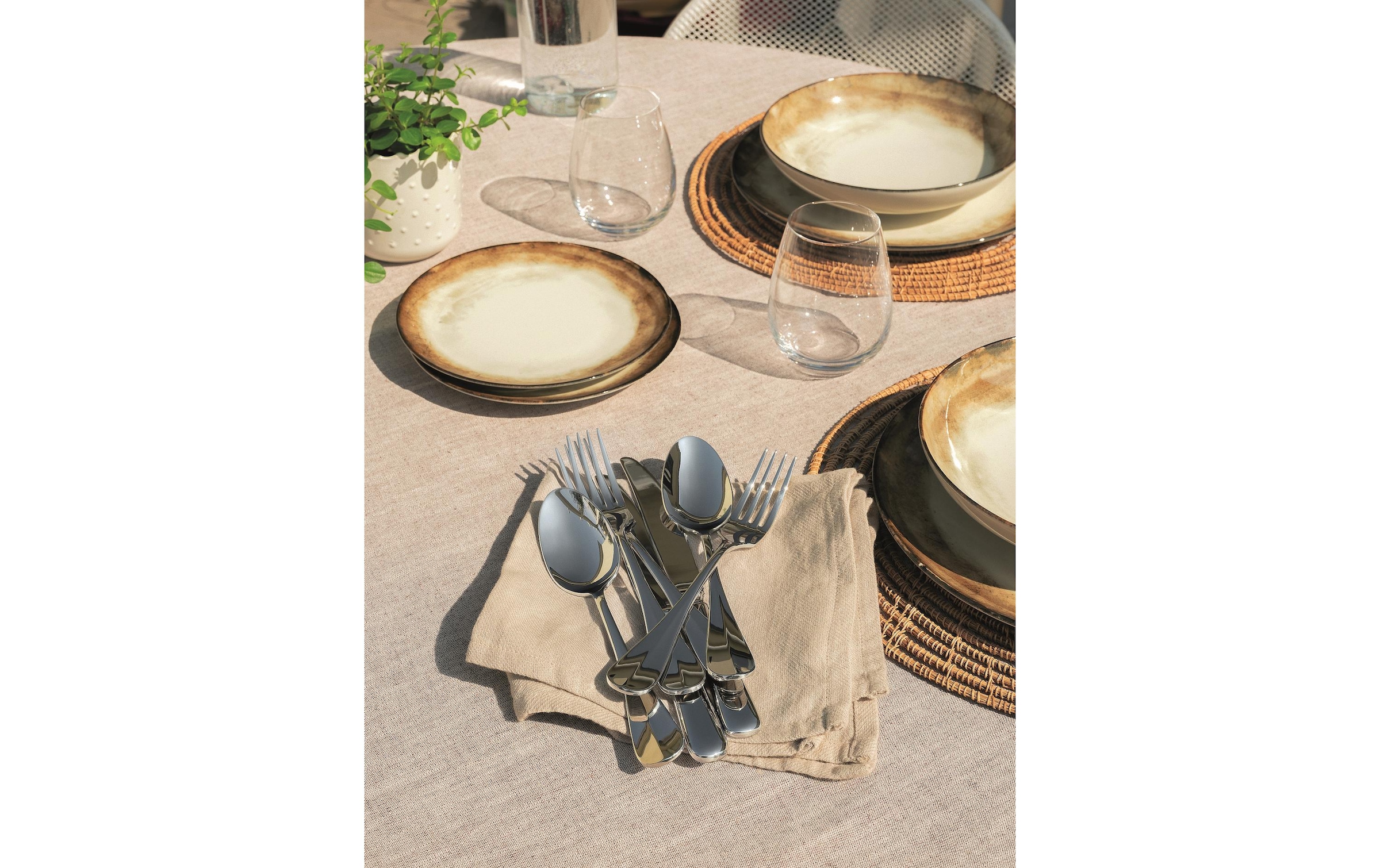 Arthur Krupp Kombiservice »Geschirrset Shade Earth 12tlg.«, (12 tlg.)