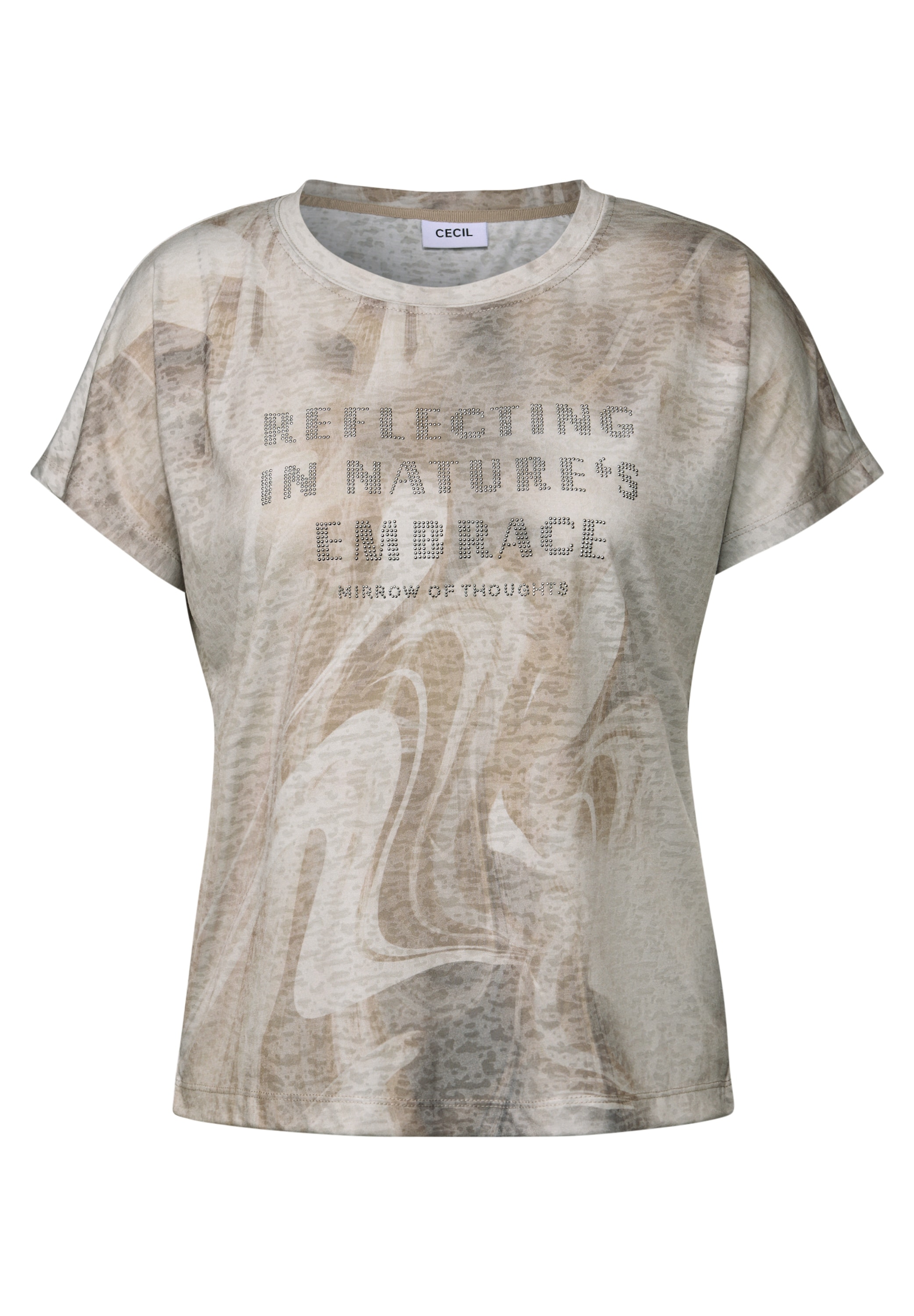 Cecil T-Shirt, mit Wording