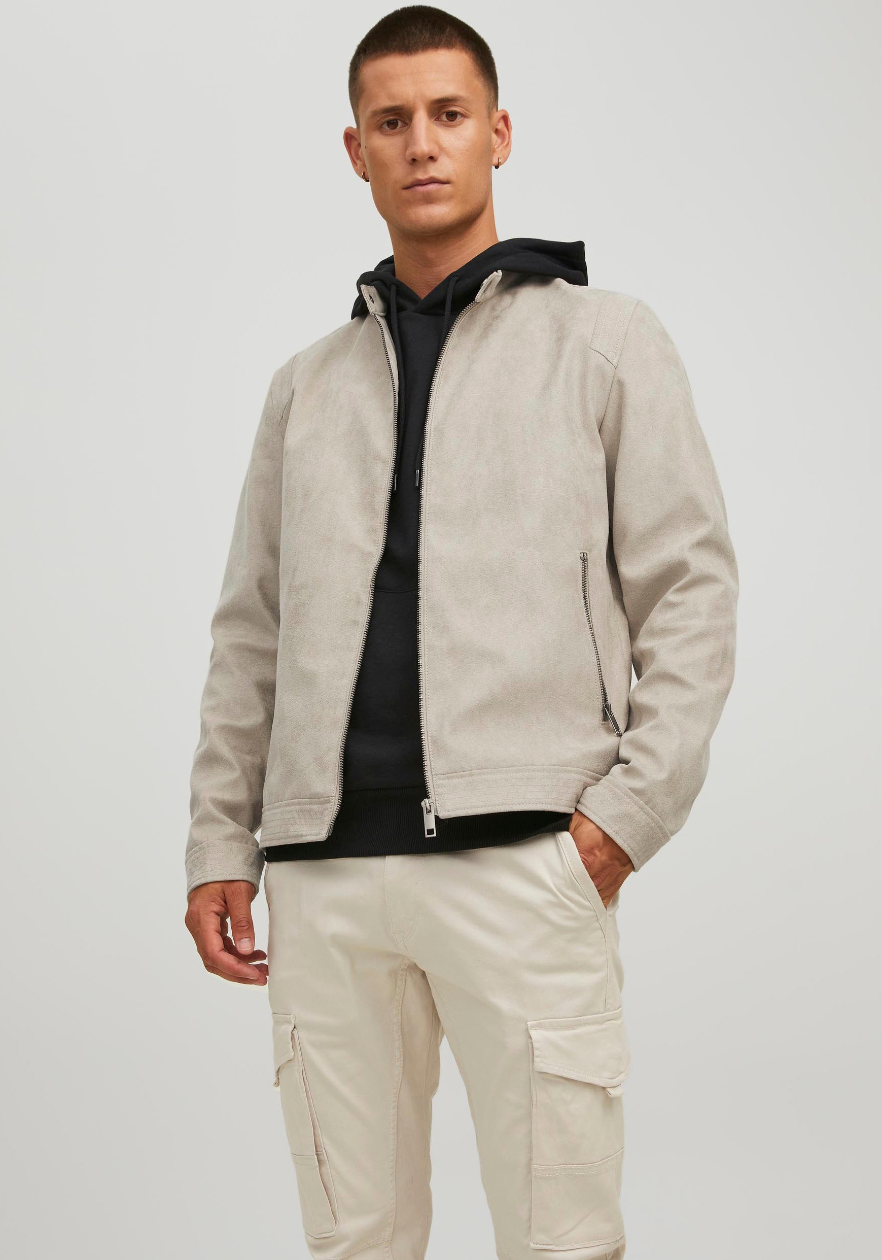 Jack & Jones Bikerjacke »JJEROCKY CLEAN JACKET NOOS«