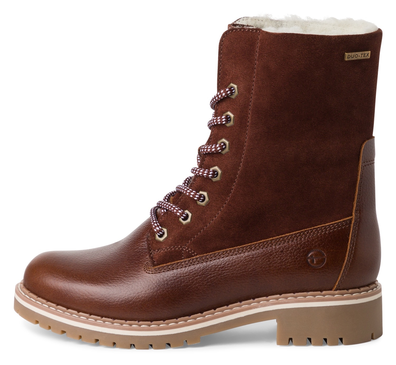 Tamaris Winterboots, Blockabsatz, Winterstiefelette, Outdoorschuh mit Duo Tex-Ausstattung