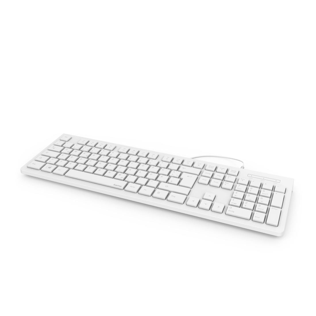 ❤ Hama PC-Tastatur Weiss Jelmoli-Online im Shop entdecken kabelgebunden« \