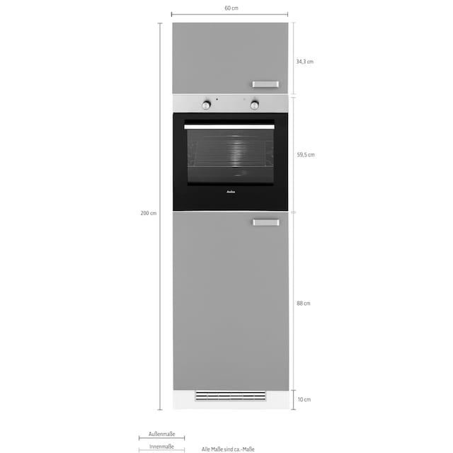 wiho Küchen Backofenumbauschrank »Husum«, 60 cm breit online bestellen |  Jelmoli-Versand