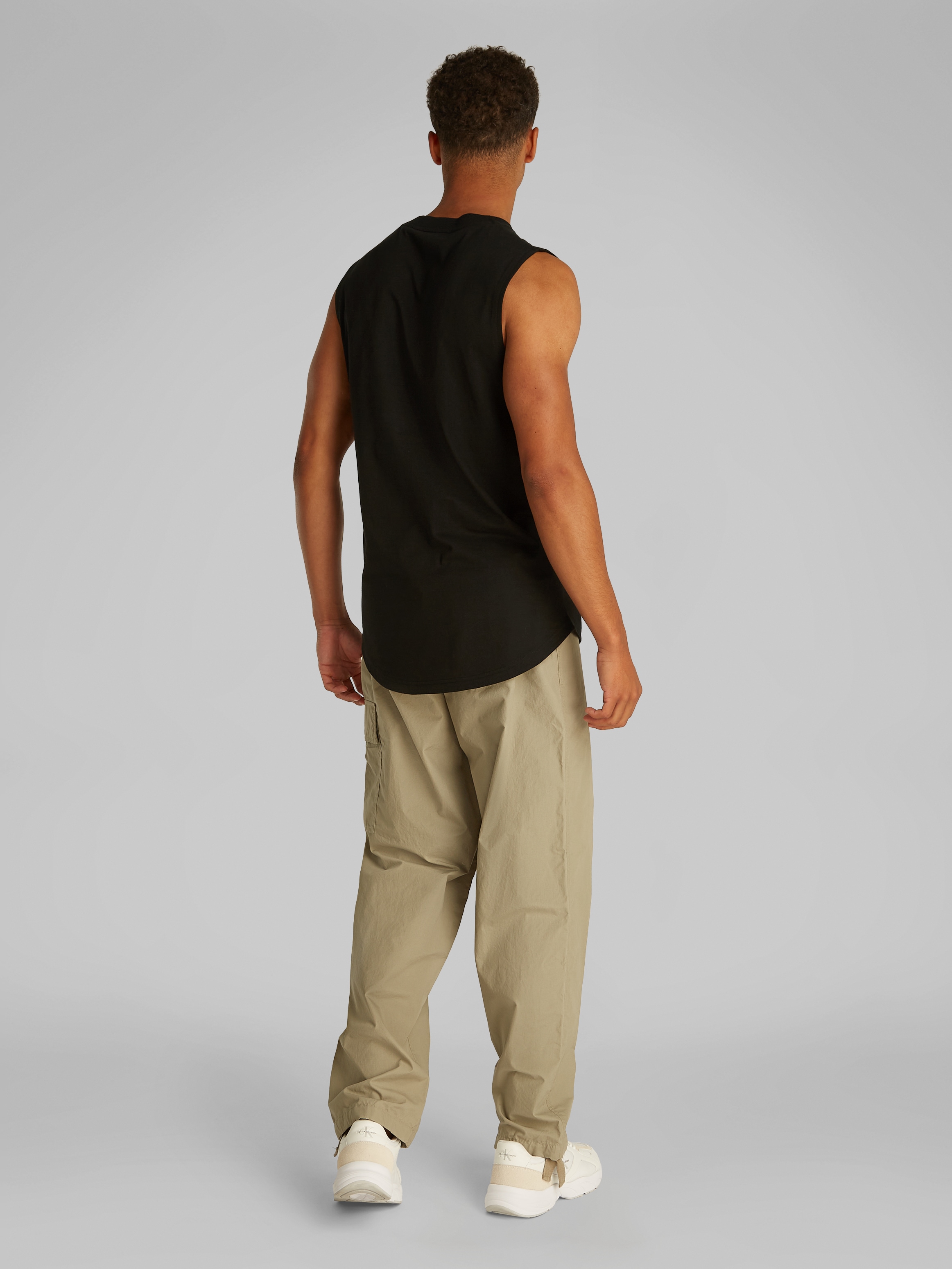 Calvin Klein Jeans Muskelshirt »WOVEN LABEL TANK«, mit kleinem Logo