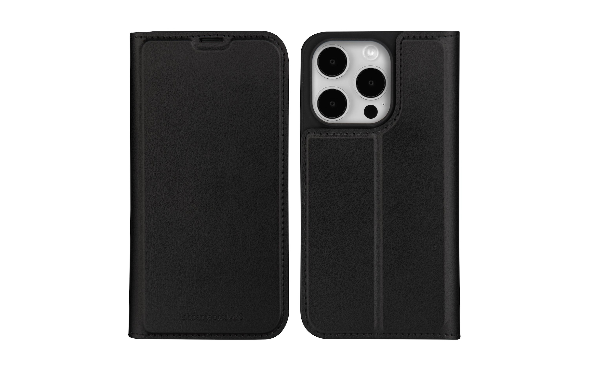dbramante1928 Handyhülle »Oslo iPhone 15 Pro Black Schwarz«, Apple iPhone 15 Pro
