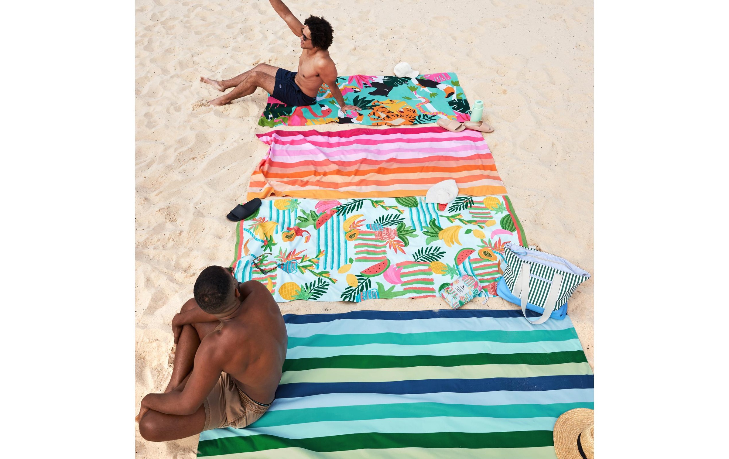 Strandtuch »Dock & Bay Cool Lagoon 200 cm x 90 cm«, (1 St.)