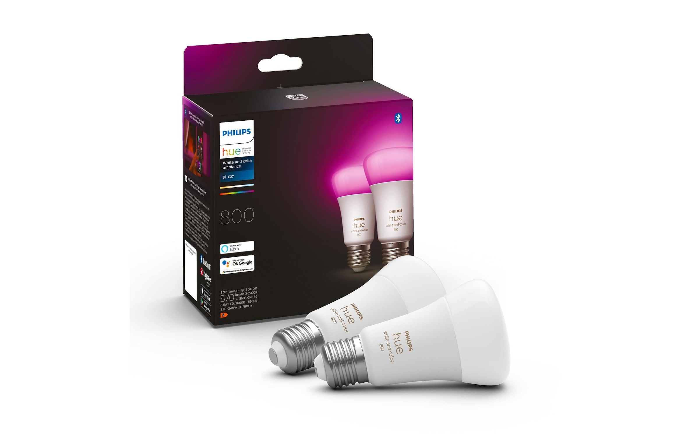 Philips Hue Spezialleuchtmittel »White & Color«, E27,...