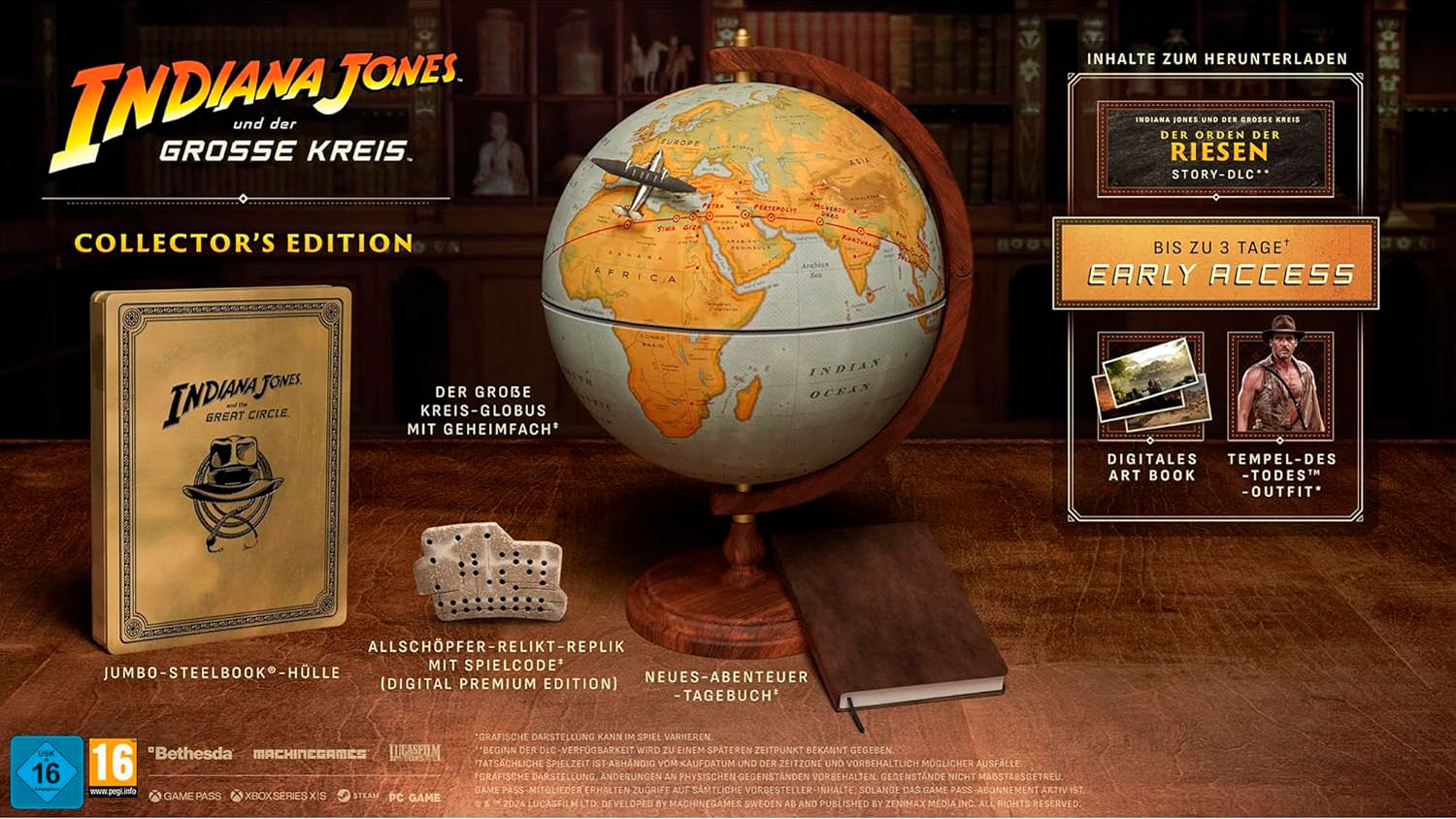 Spielesoftware »Indiana Jones und der grosse Kreis Collector's Edition«, PC