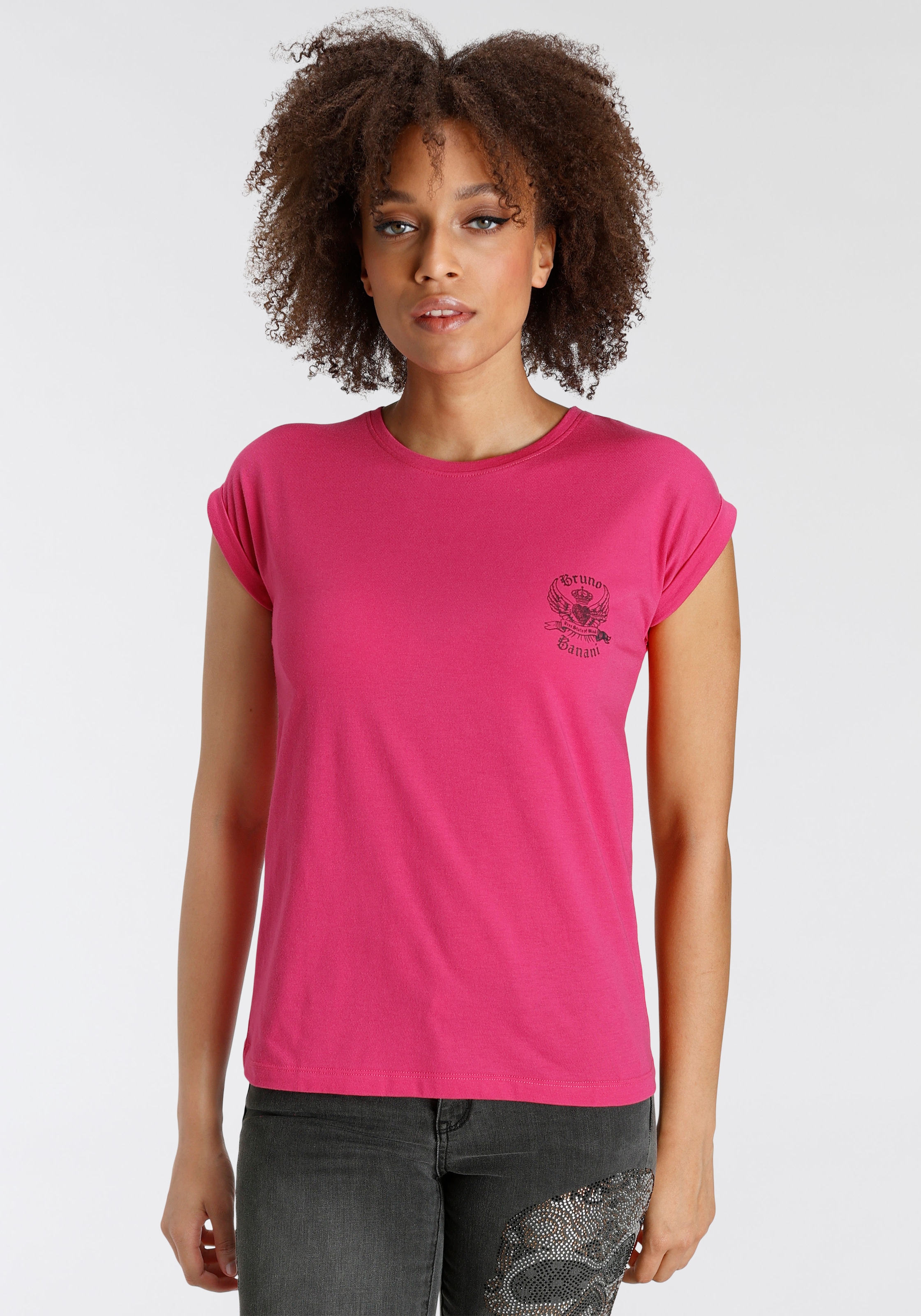 Bruno Banani T-Shirt, überschnittene Shulter NEUE bei bestellen KOLLEKTION Schweiz online Jelmoli-Versand