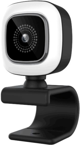Hyrican Webcam »HYRICAN ST-CAM554 UHD Webcam 3840x2160 Pixel mit Ringlicht 12MP«, 4K Ultra HD