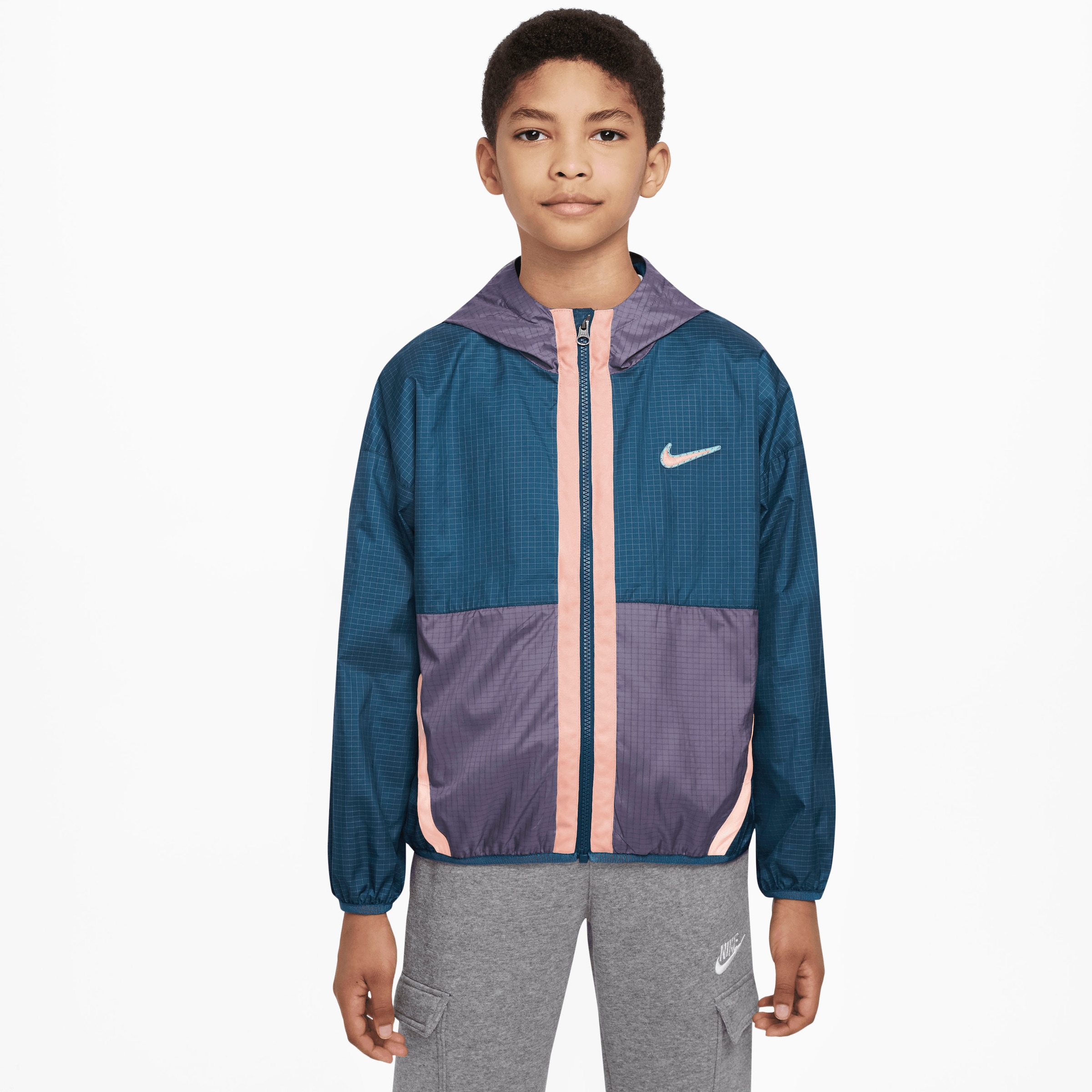 Nike Sportswear Outdoorjacke »ODP Big Kids' Woven Jacket«, mit Kapuze