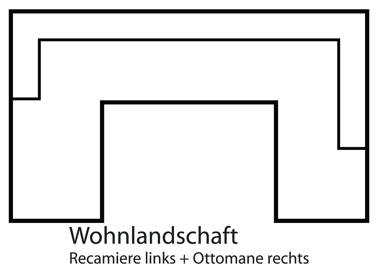 DOMO collection Wohnlandschaft »Star U-Form«, wahlweise mit Bettfunktion