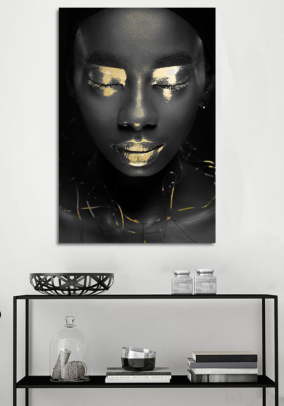 ❤ Leonique Acrylglasbild »Gesichtshälfte« im Shop Jelmoli-Online kaufen