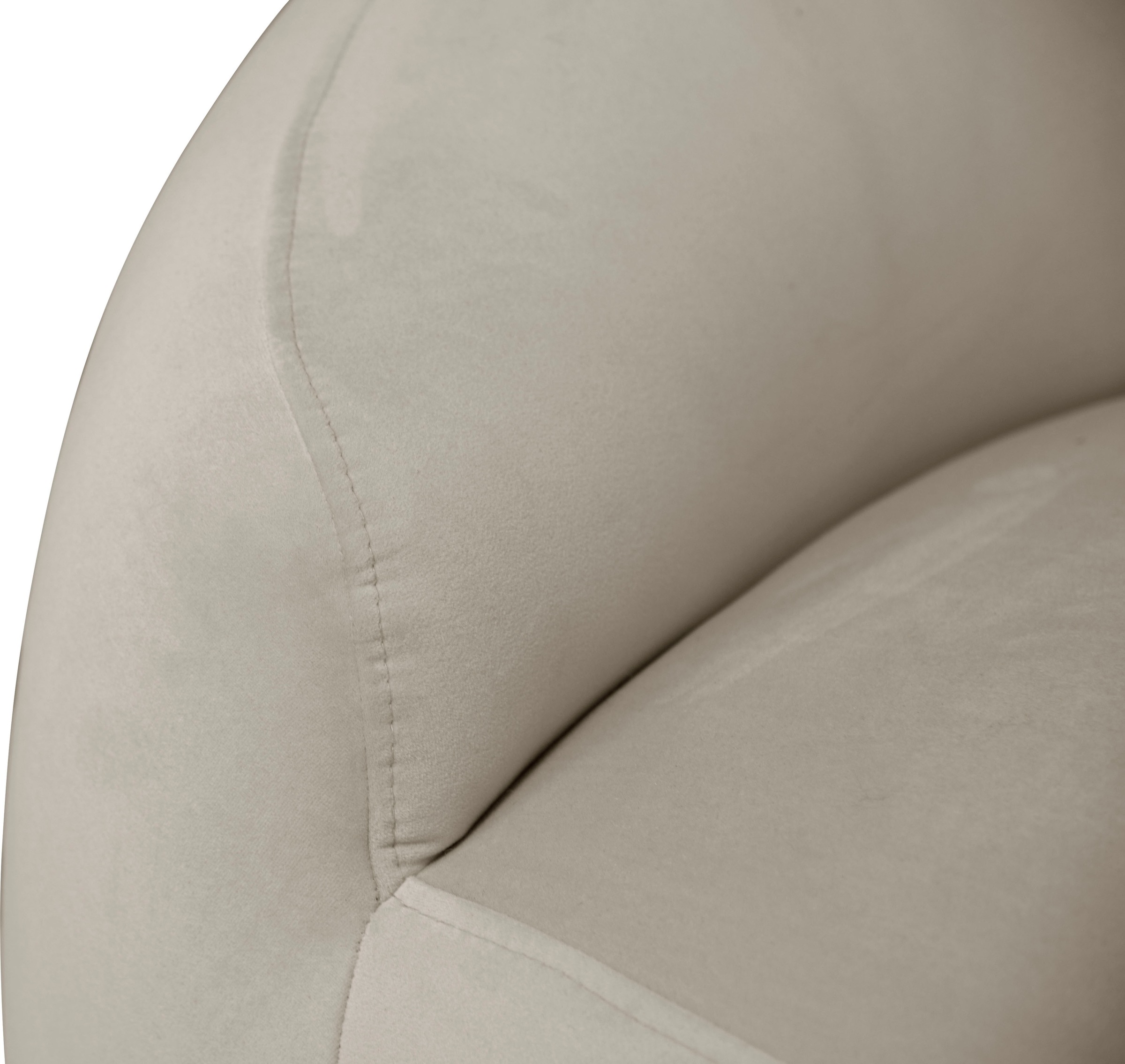 LeGer Home by Lena Gercke Ecksofa »YANI, L-Form, Designersofa, organische Form, Masse B/T/H: 255/170/81 cm«, mit Wellenunterfederung, auch in Bouclé, Recamiere rechts/links