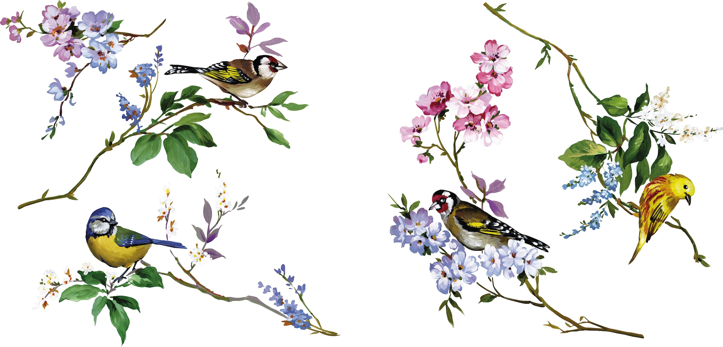 ❤ Komar Fensterbild »Wedding Birds«, 31x31 cm (Breite x Höhe), selbsthaftend  bestellen im Jelmoli-Online Shop