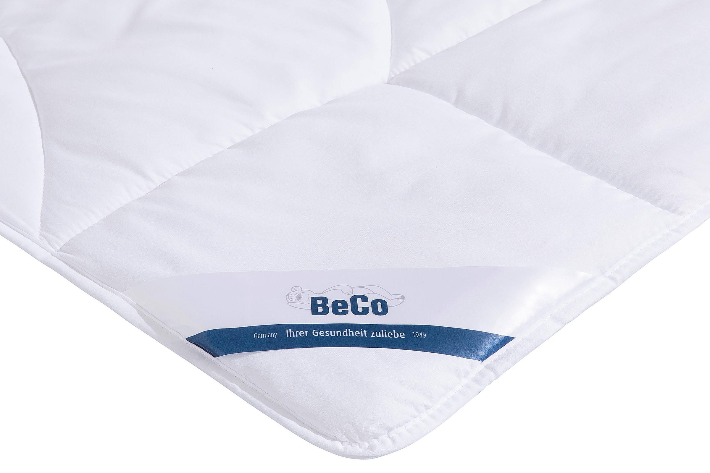 Beco Microfaserbettdecke "Medibett, Bettdecken für Sommer und Winter, in zwei Bezugsvarianten" normal Füllung Polyester 1 Stk. tlg. Bettdecke 135x200 cm, allergiker geeignet (Hausstauballergiker)