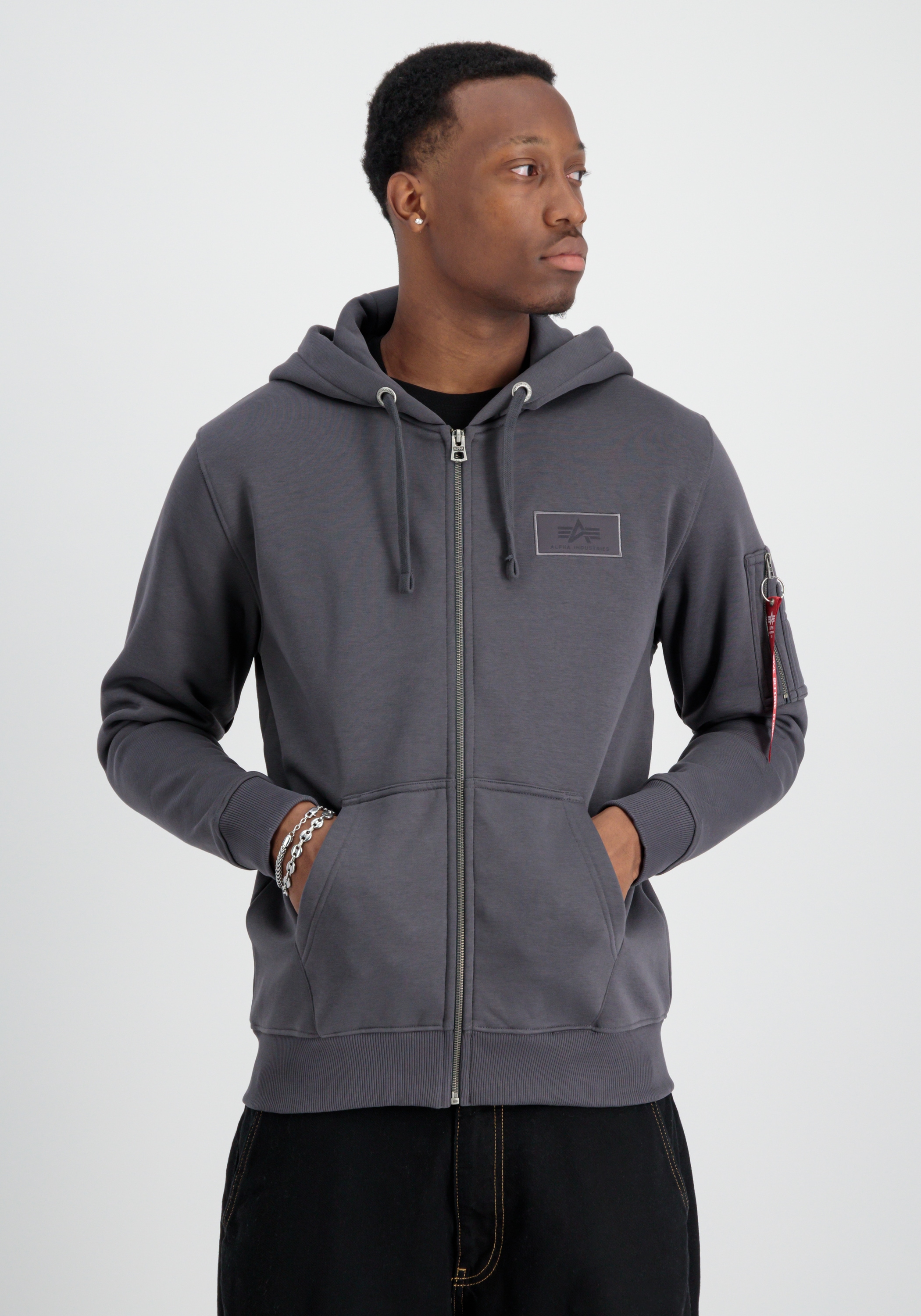 Alpha Industries Hoodie »Alpha Industries Men - Hoodies Back Print Zip Hoodie«