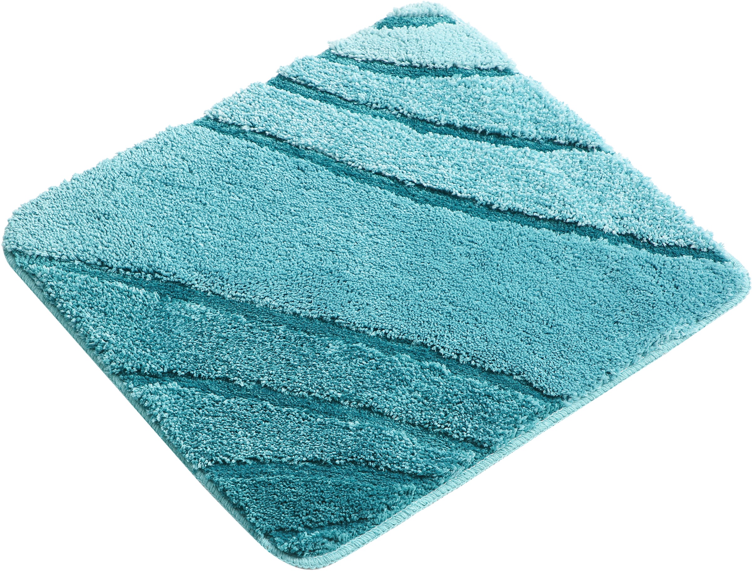 OTTO home Badematte "Josie, Badvorleger, Badezimmer Teppich" Höhe 20 mm rutschhemmend beschichtet fußbodenheizungsgeeignet  schnell trocknend  strapazierfähig Badteppich, Badematten, rechteckig, rund & als 3-tlg. Set erhältlich