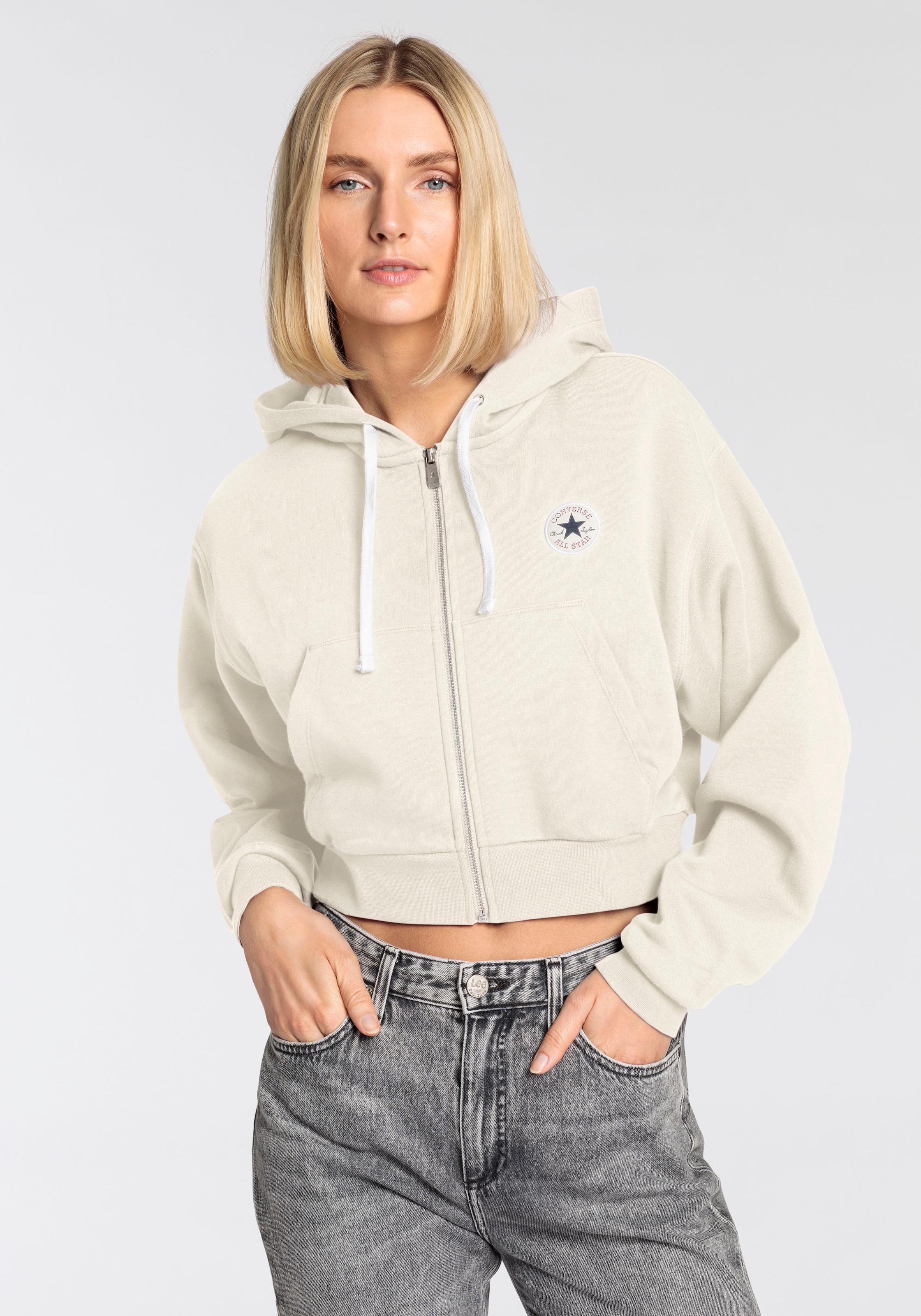 Converse Sweatjacke »WOMEN'S CONVERSE RETRO FULL-ZIP HOODIE«