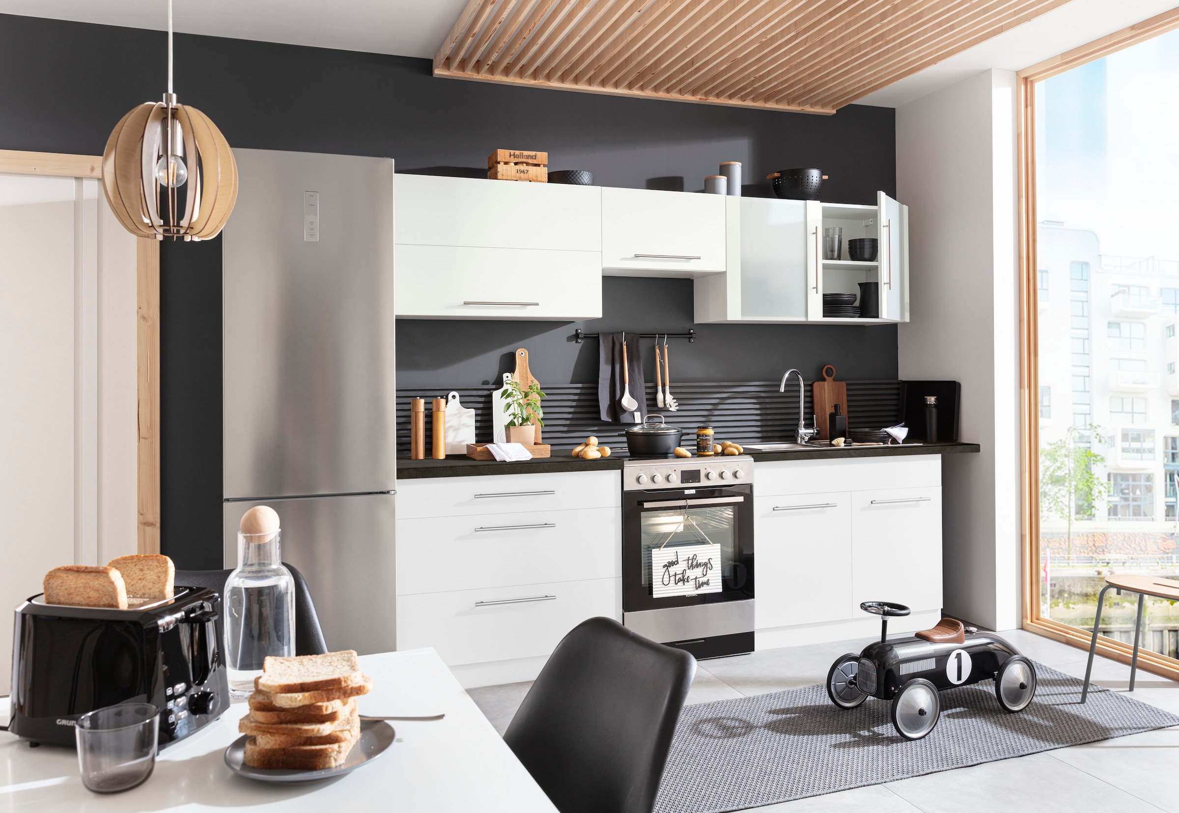 ❤ wiho Küchen ordern Unterschrank 90 cm mit Auszügen, Arbeitsplatte Jelmoli-Online Shop grossen »Unna«, ohne 2 im breit