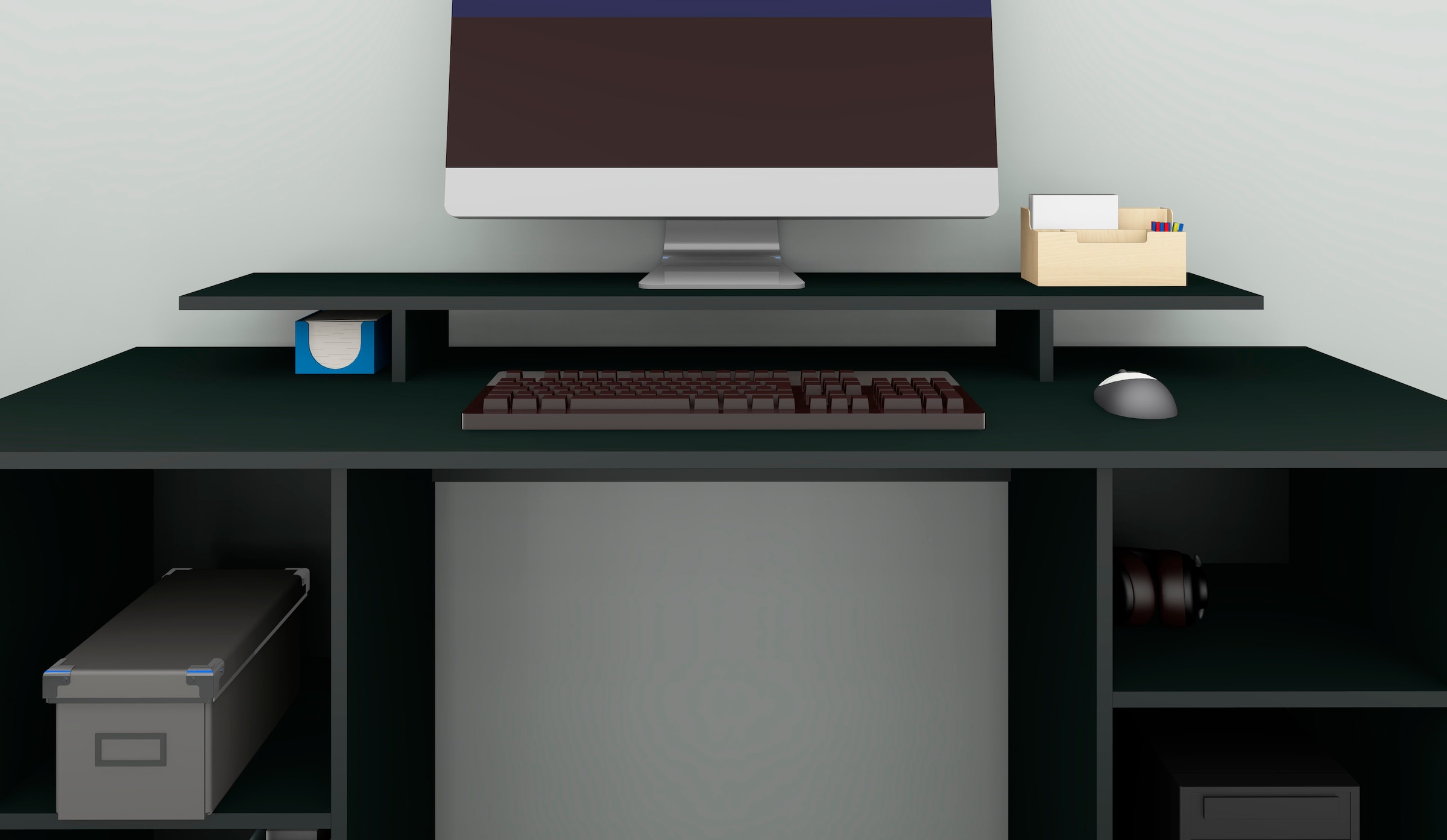 borchardt Möbel Schreibtischaufsatz »Kai«, Monitorständer, Bildschirmerhöhung im modernen Design, Made in Germany