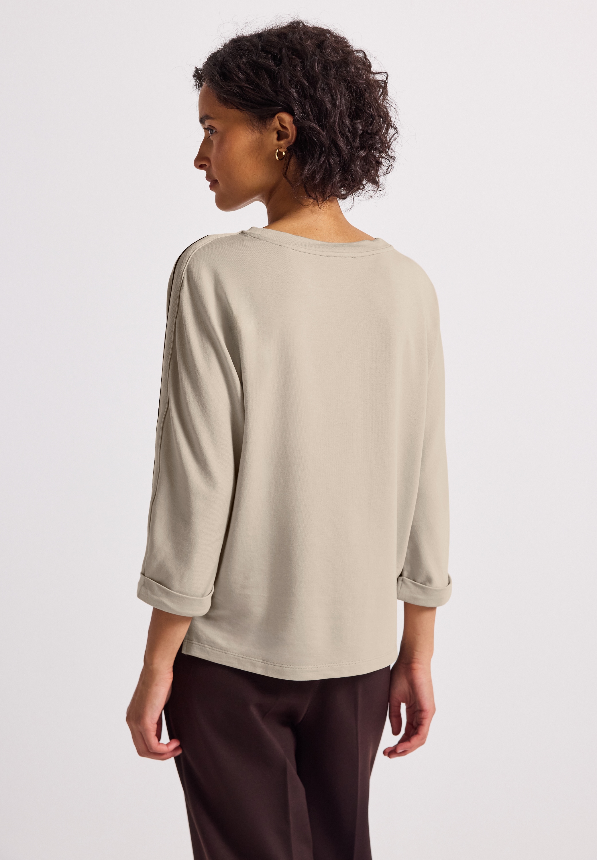 STREET ONE 3/4-Arm-Shirt, mit Galonstreifen