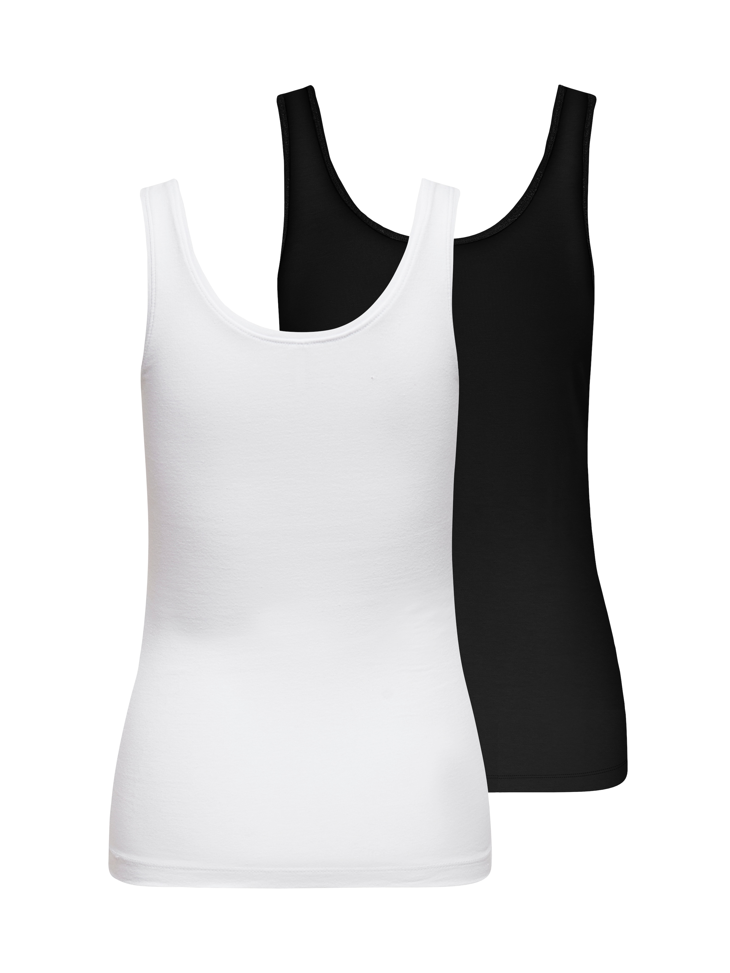 ONLY Tanktop »ONLLIVE LOVE S/L TANK TOP 2-PACK CS JRS«, (Packung, 2er-Pack)