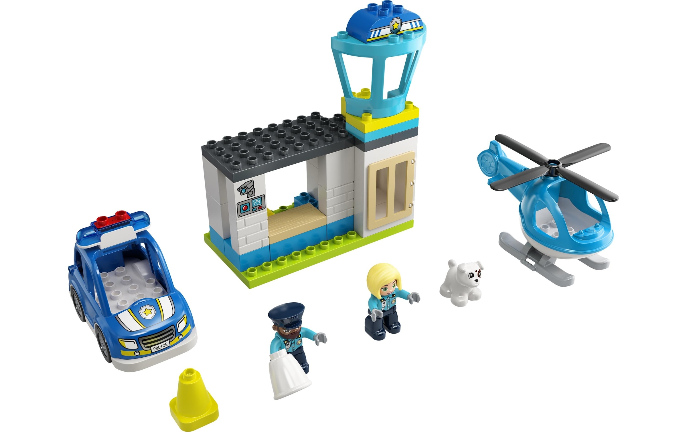 LEGO® Spielbausteine »LEGO DUPLO Polizeistation mit Hub«, (40 St.)