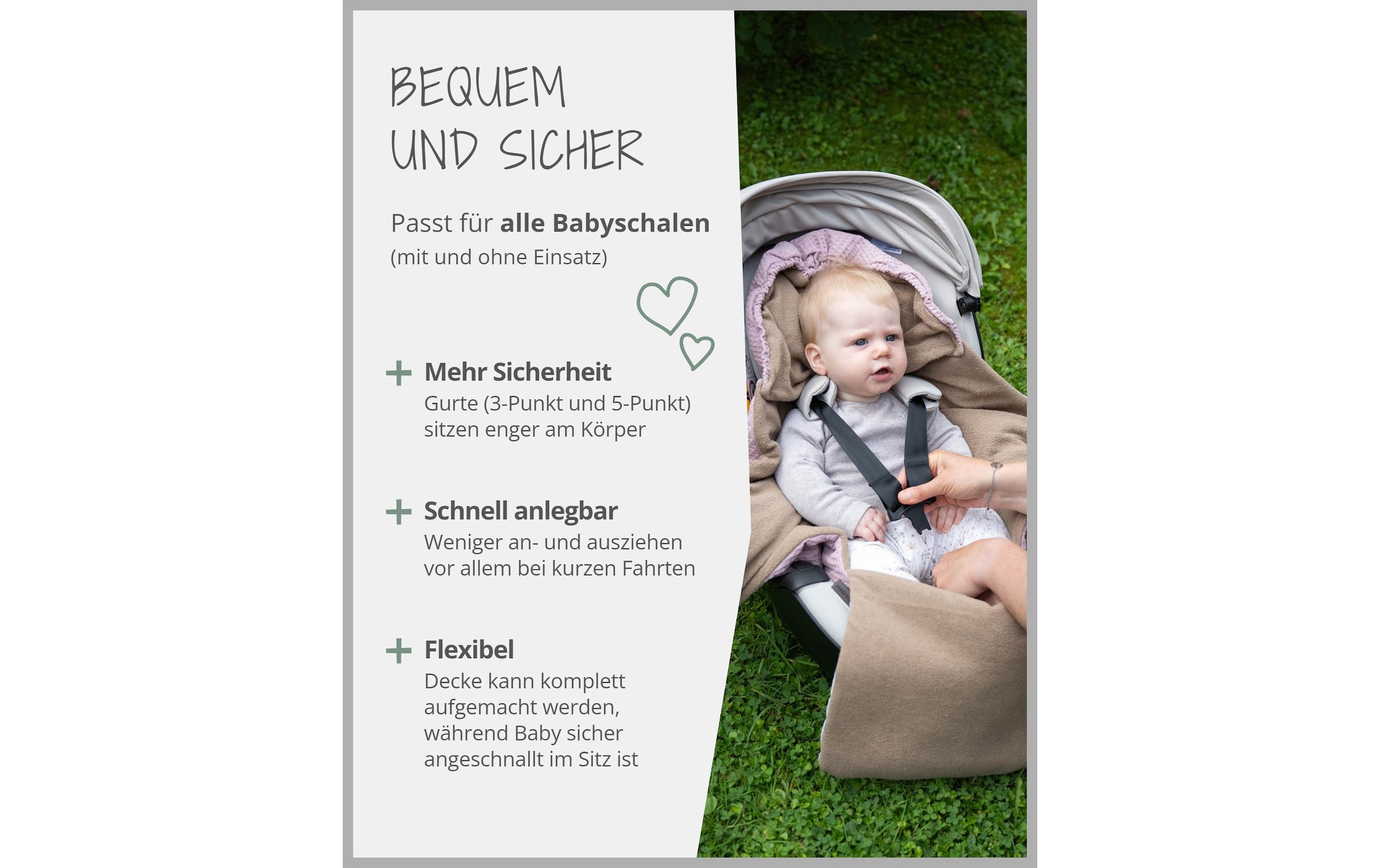ULLENBOOM ® Babydecke »Märchenwald 90 x 100 cm«