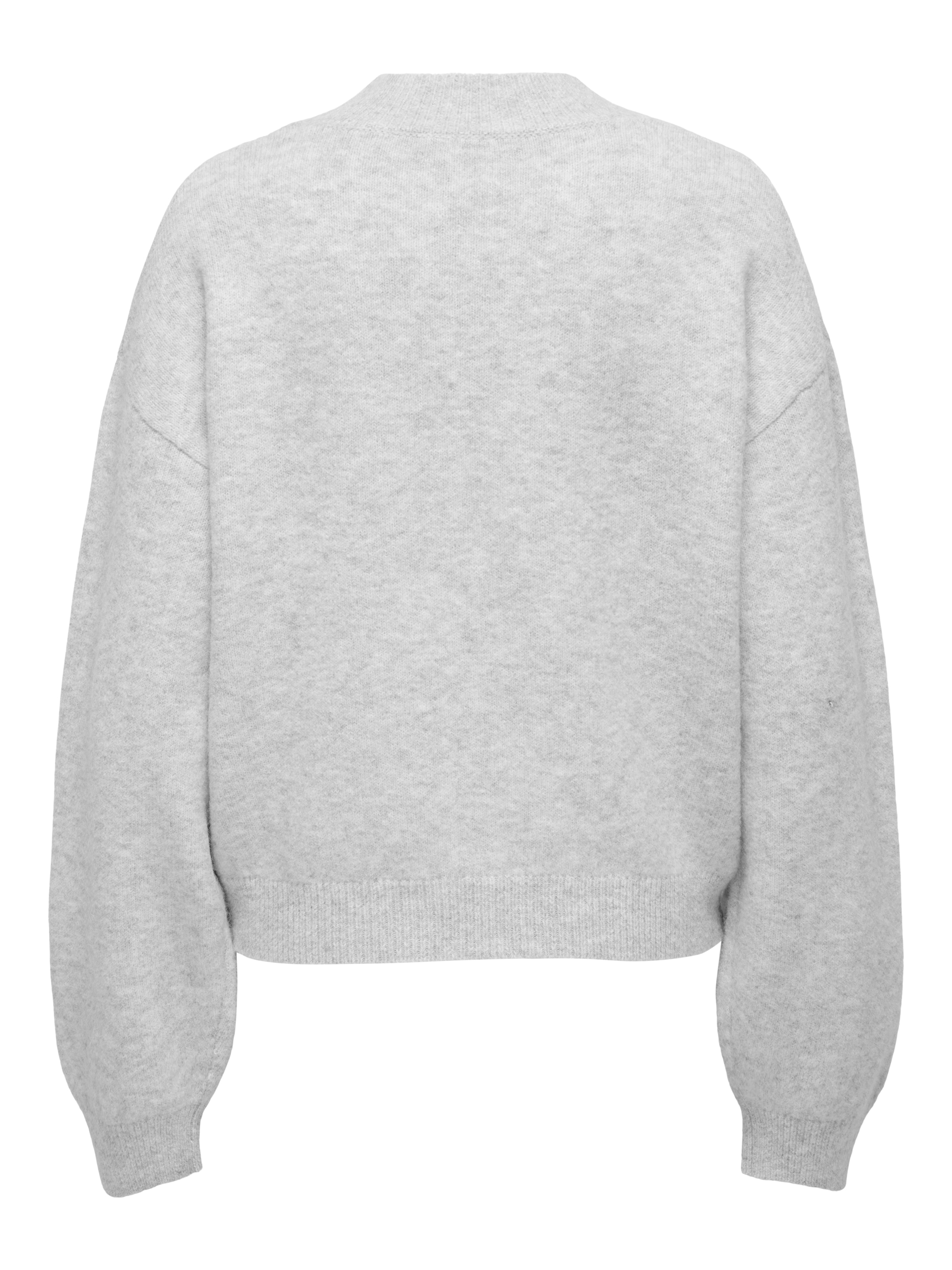 ONLY Strickpullover »ONLLOI LS HIGH NECK FLOWER PULL EX KNT«