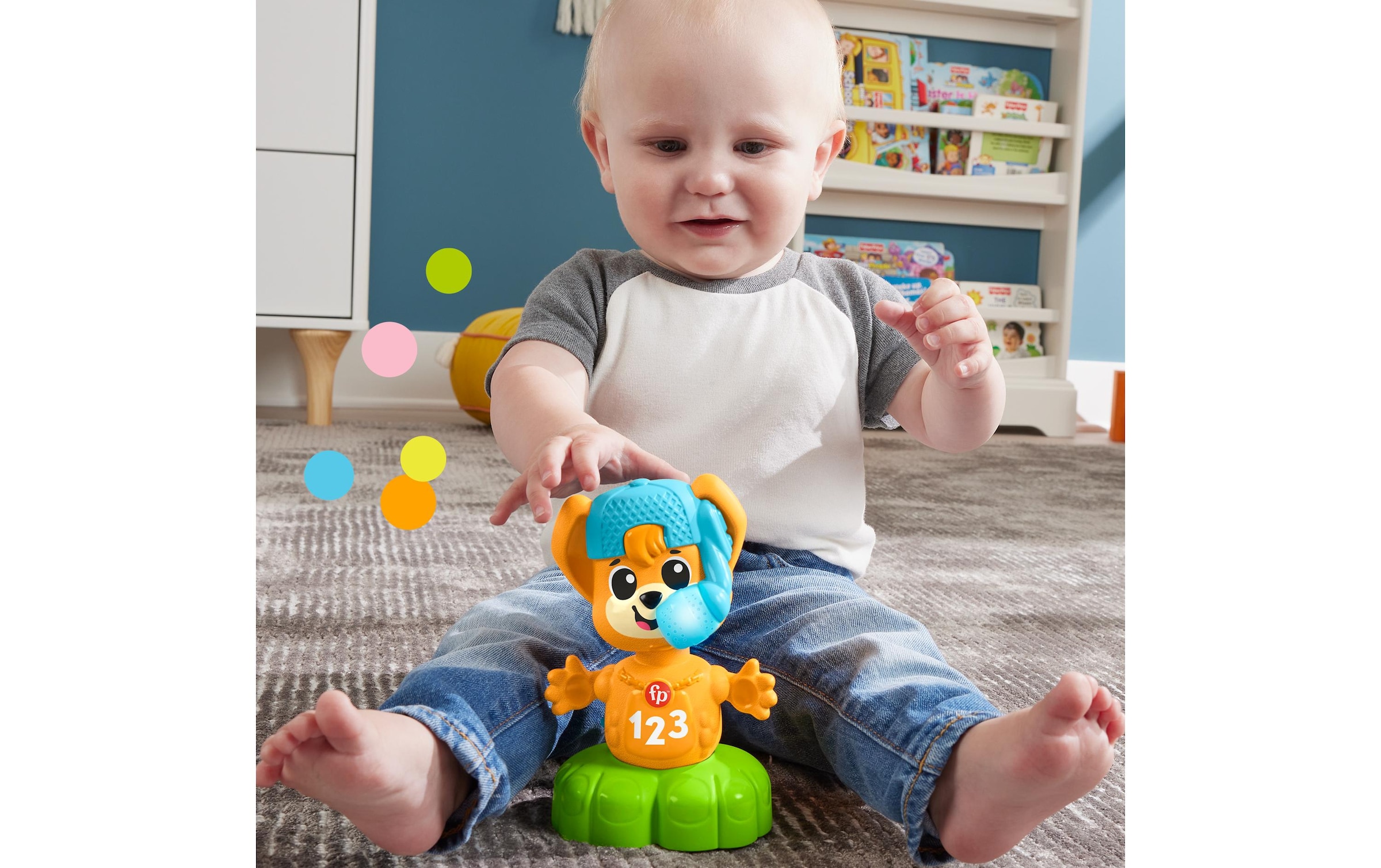 Fisher-Price® Lernspielzeug »Beat Bande Spring & Sing Fuchs Bruno -DE-«