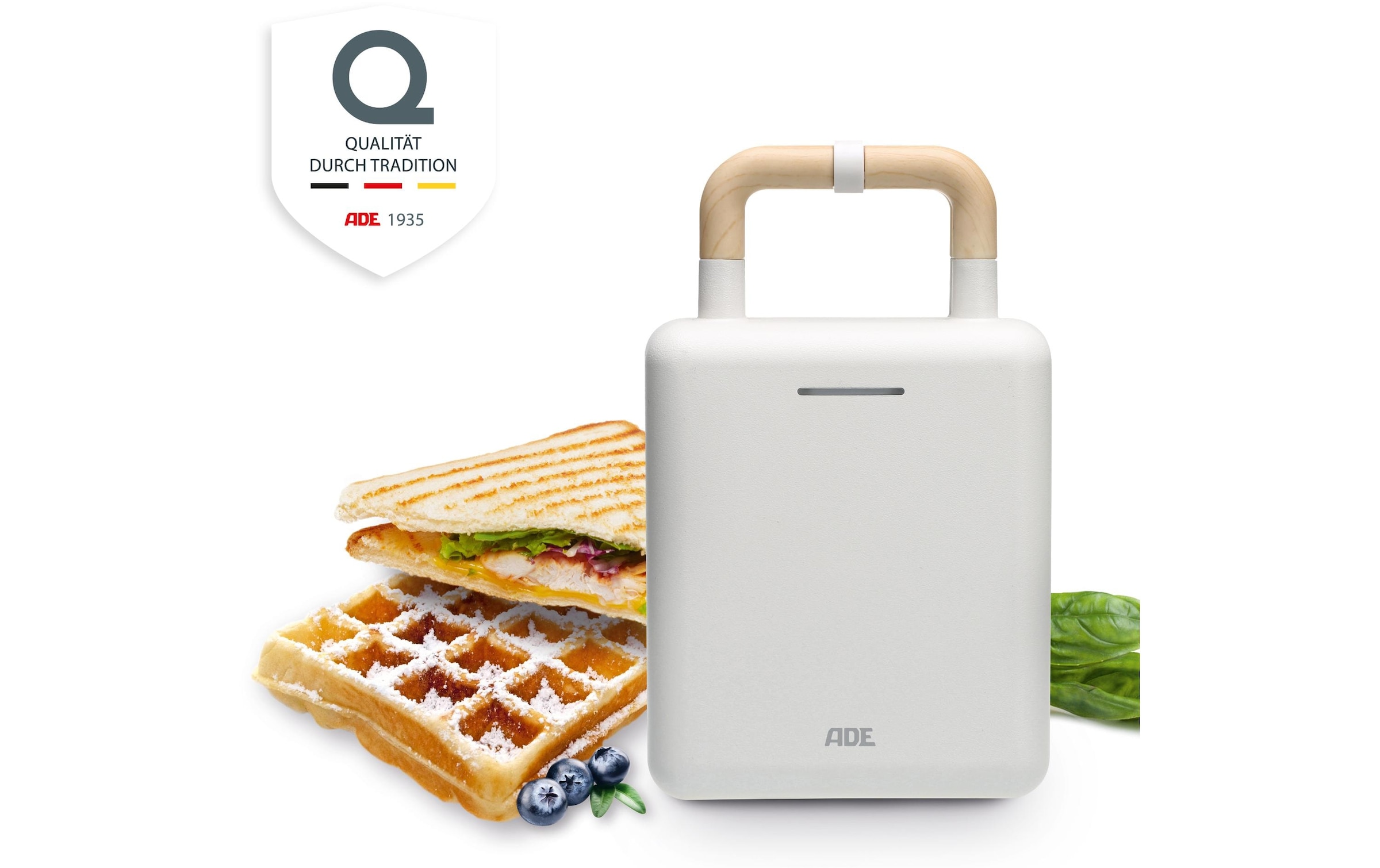 ADE Waffeleisen »Weiss«, 600 W