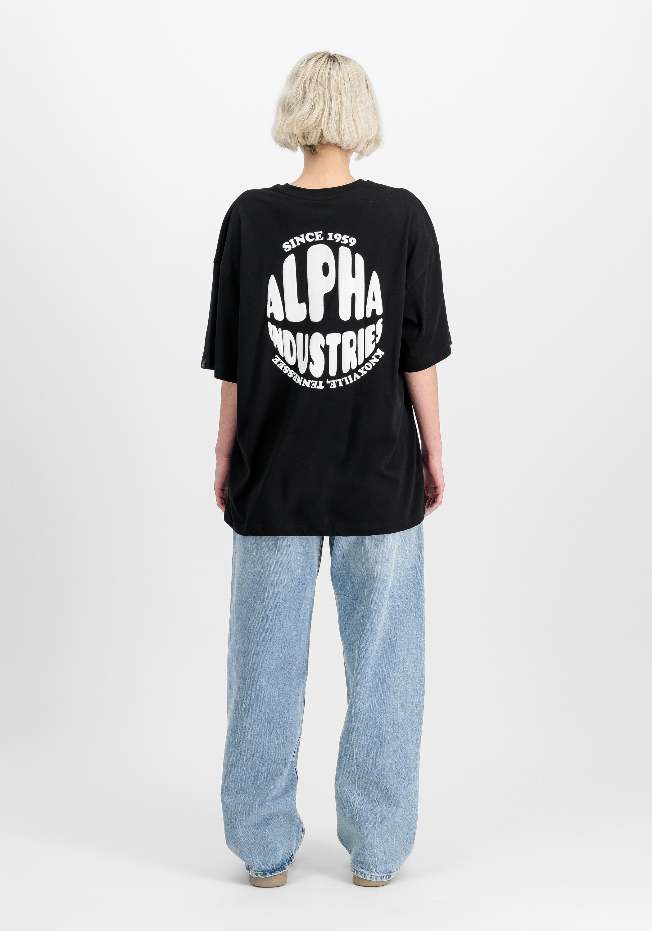 Alpha Industries T-Shirt »Alpha Industries Women - T-Shirts Logo Backprint T-Shirt W«
