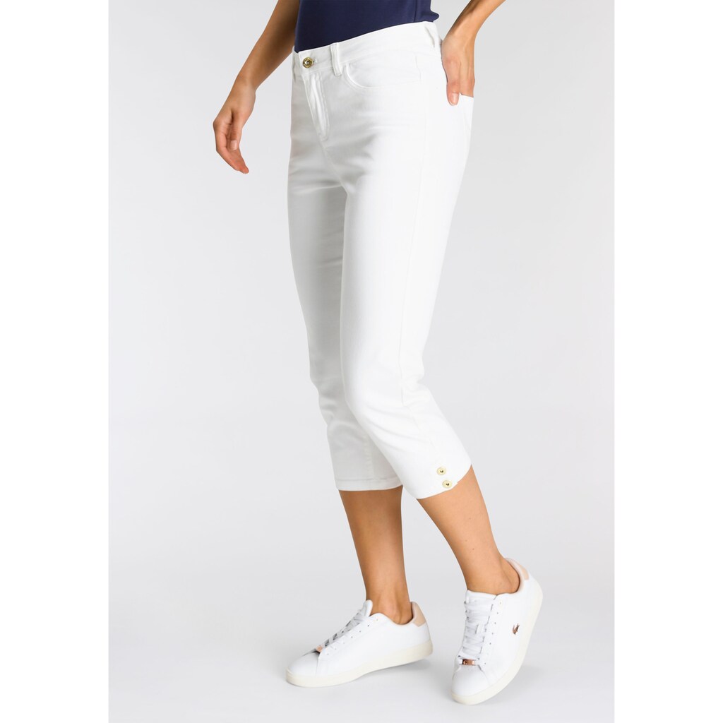DELMAO 3/4-Hose, mit edel sportiven Schmuck-Knöpfen am Saum ---NEUE MARKE!