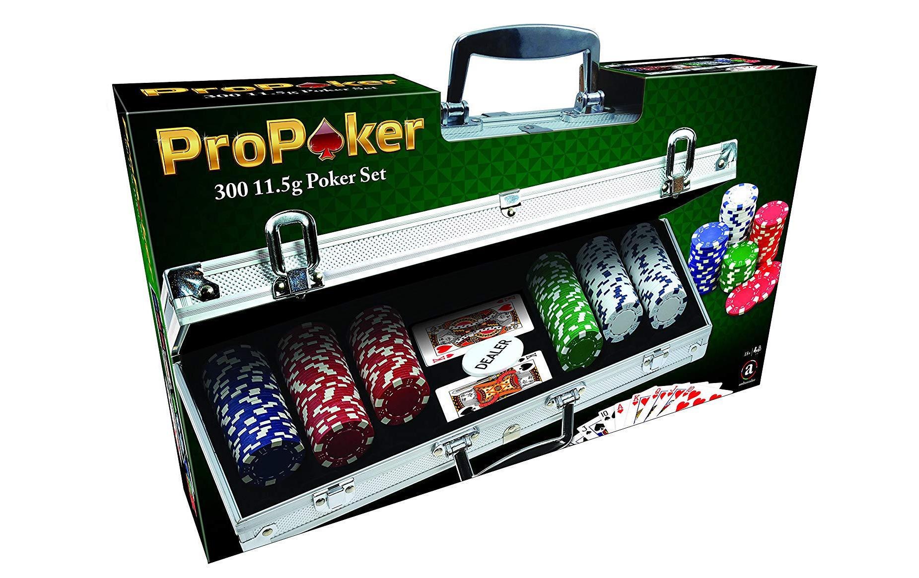 Kosmos Spiel »Kartenspiel ProPoker 300 jetons«, (300 tlg.)