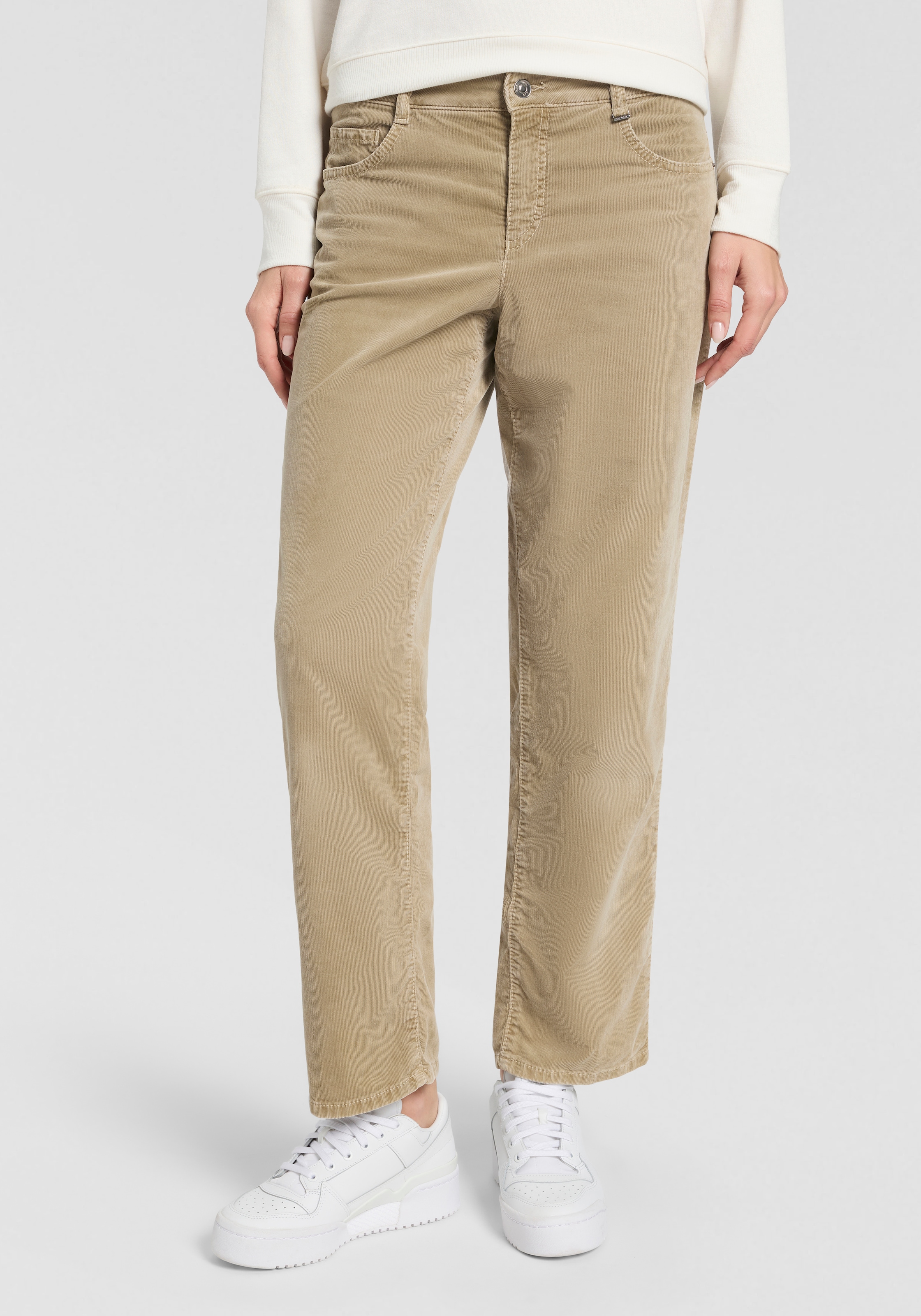 MAC Cordhose »GRACIA« Hochwertige, elastische Babycord-Qualität im Baumwoll-Mix
