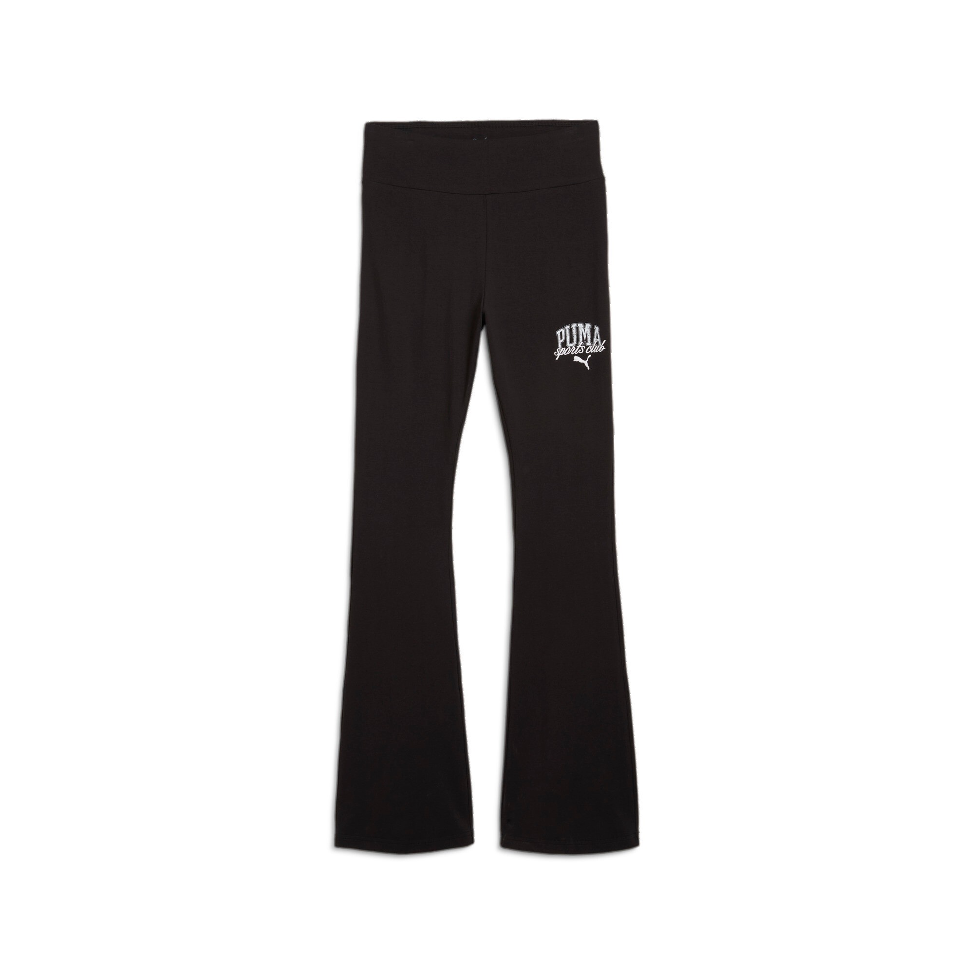PUMA Leggings »CLASS HIGH-WAIST FLARED LEGGINGS« sportlicher Stil, mit grafischem Print, schmal geschnitten