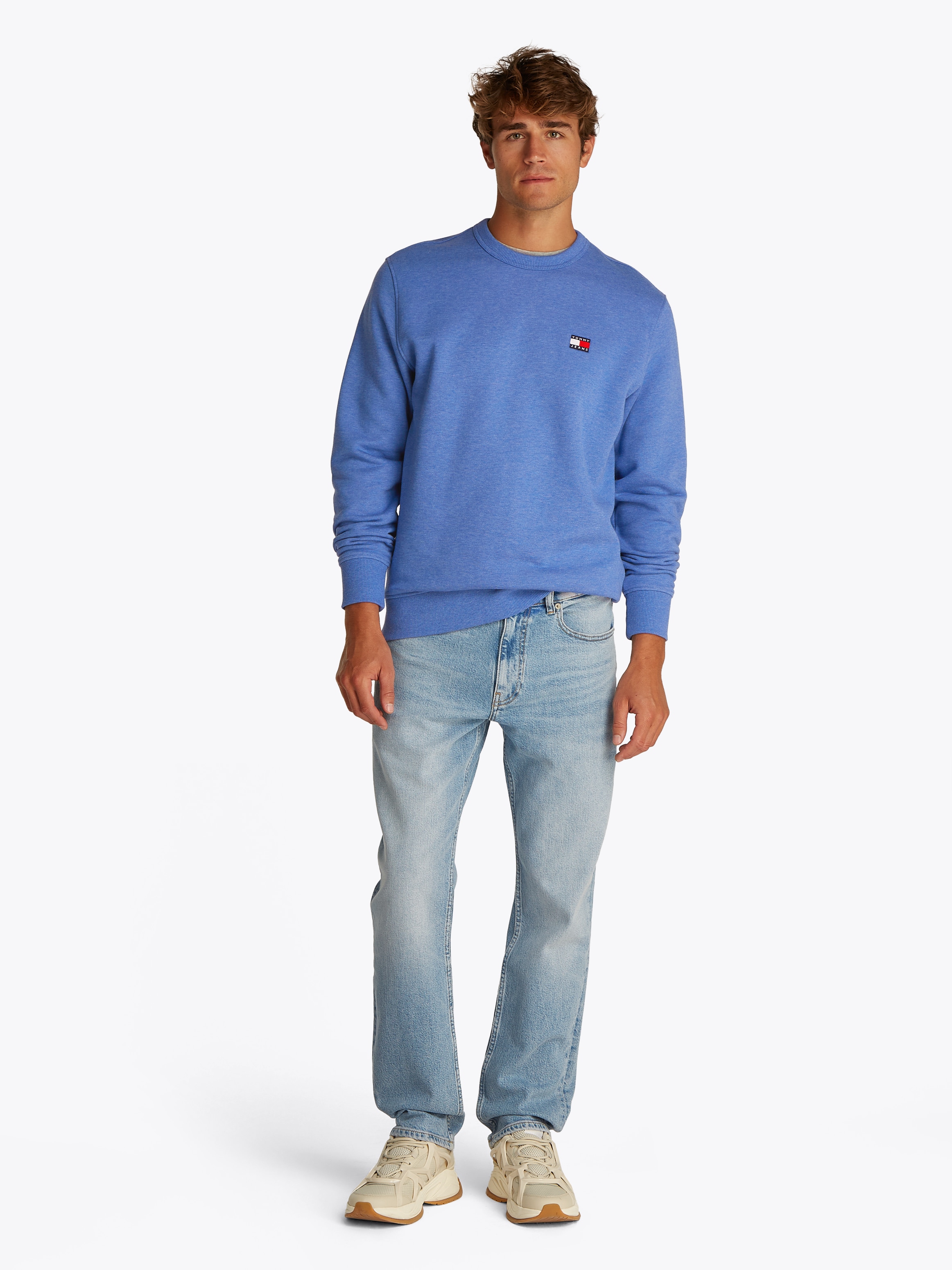 Tommy Jeans Sweatshirt »TJM REG BADGE CREW EXT«, Mit Rundhalsausschnitt
