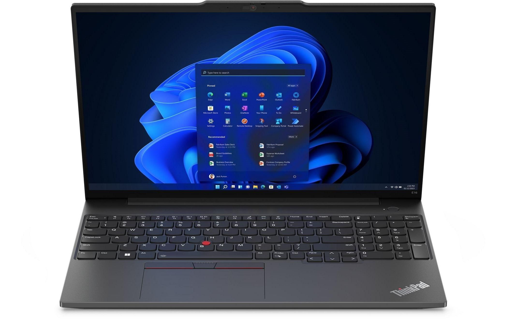 Lenovo Business-Notebook »ThinkPad E16 Gen. 1 (Intel)«, 40,48 cm, / 16 Zoll, Intel, Core i7, 512 GB SSD