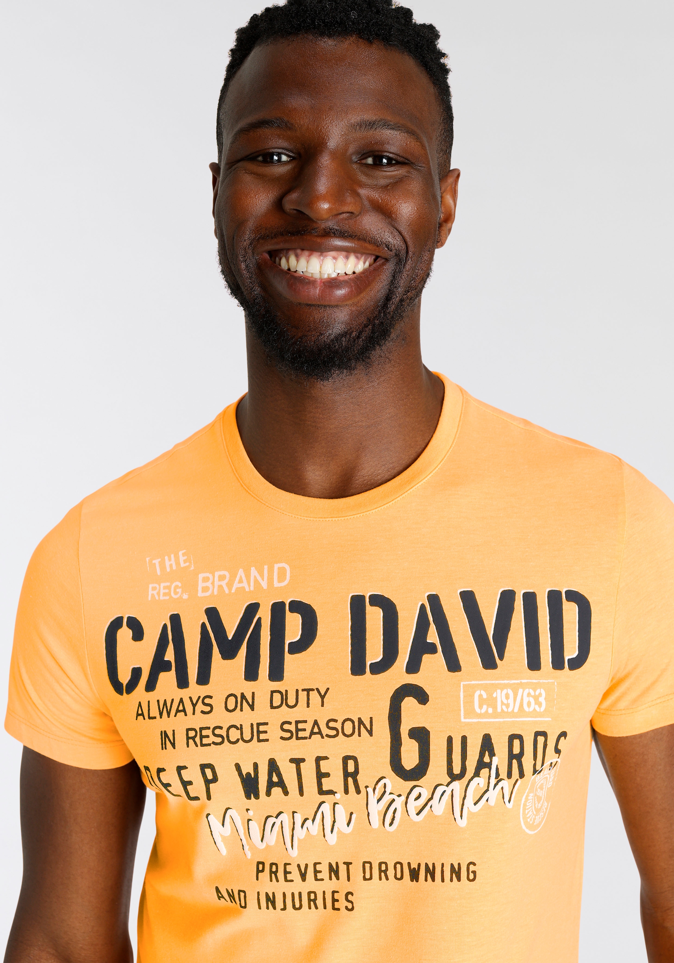 CAMP DAVID Print-Shirt, mit kaufen online Rundhalsausschnitt | Jelmoli-Versand