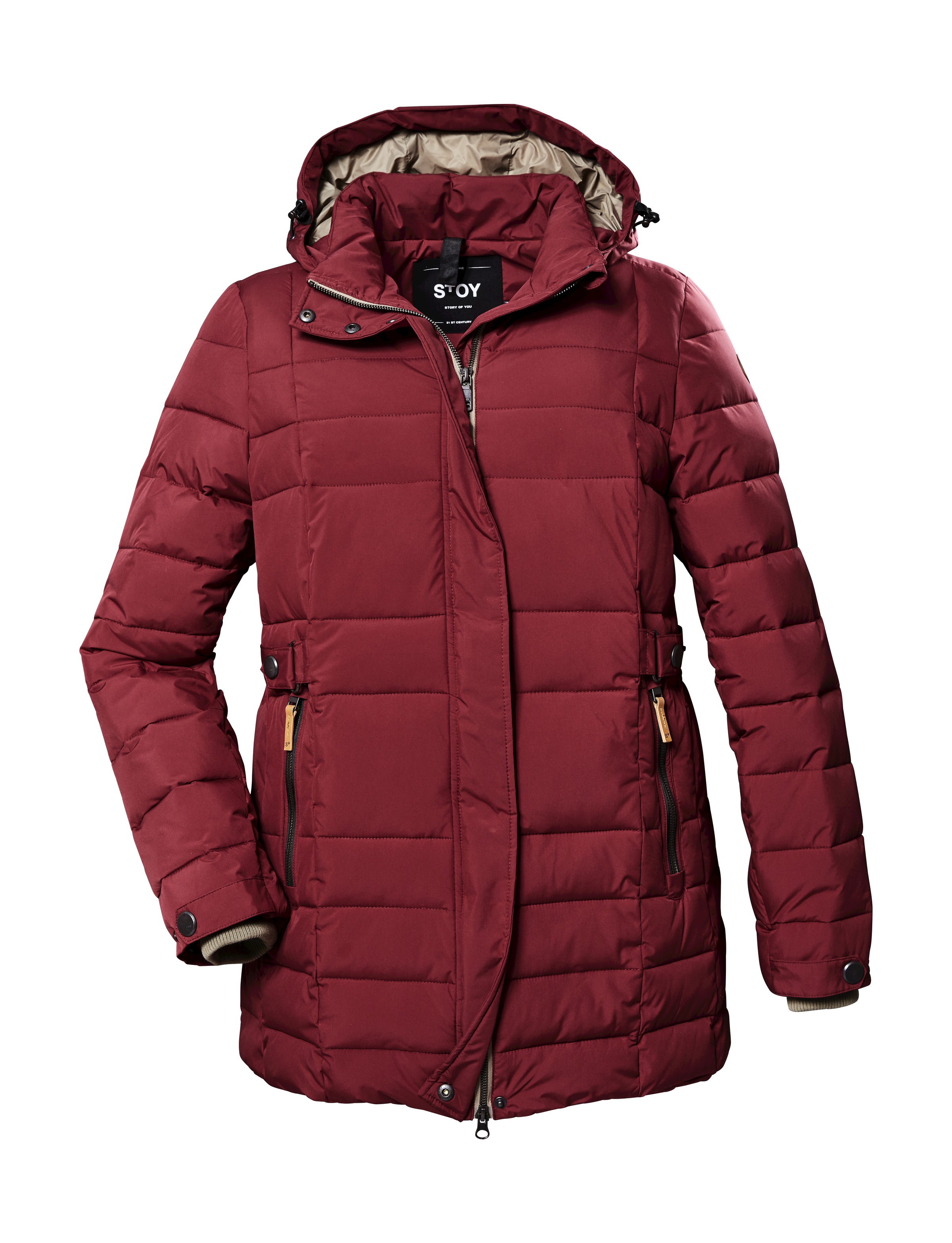 STOY Steppjacke »STW 6 WMN QLTD JCKT« Wasserabweisender, winddichter Parka mit abnehmbarer Kapuze.