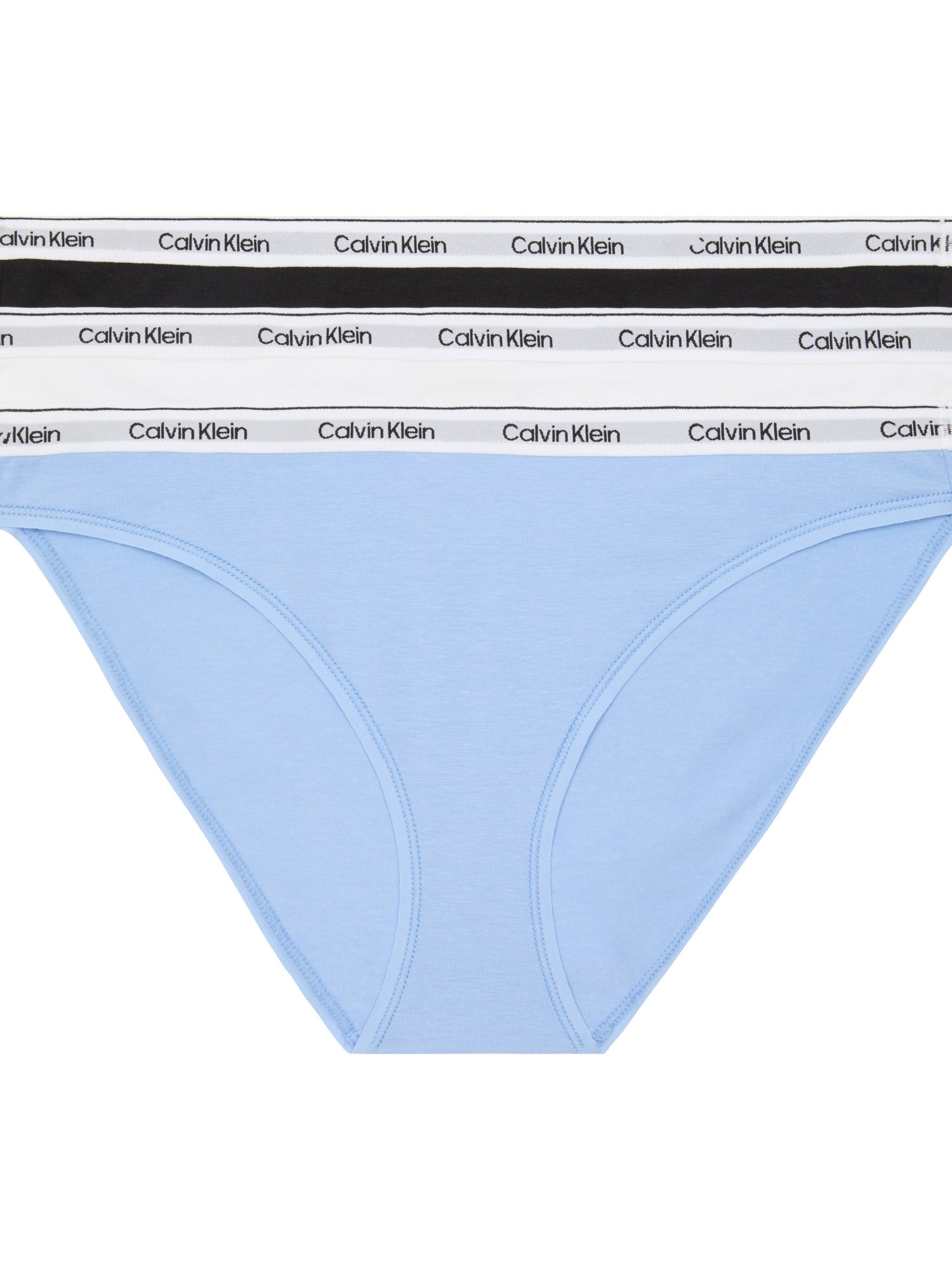 Calvin Klein Underwear Bikinislip »3 PACK BIKINI (LOW-RISE)« Packung, 3er-Pack, 3 Stk. mit Logobund