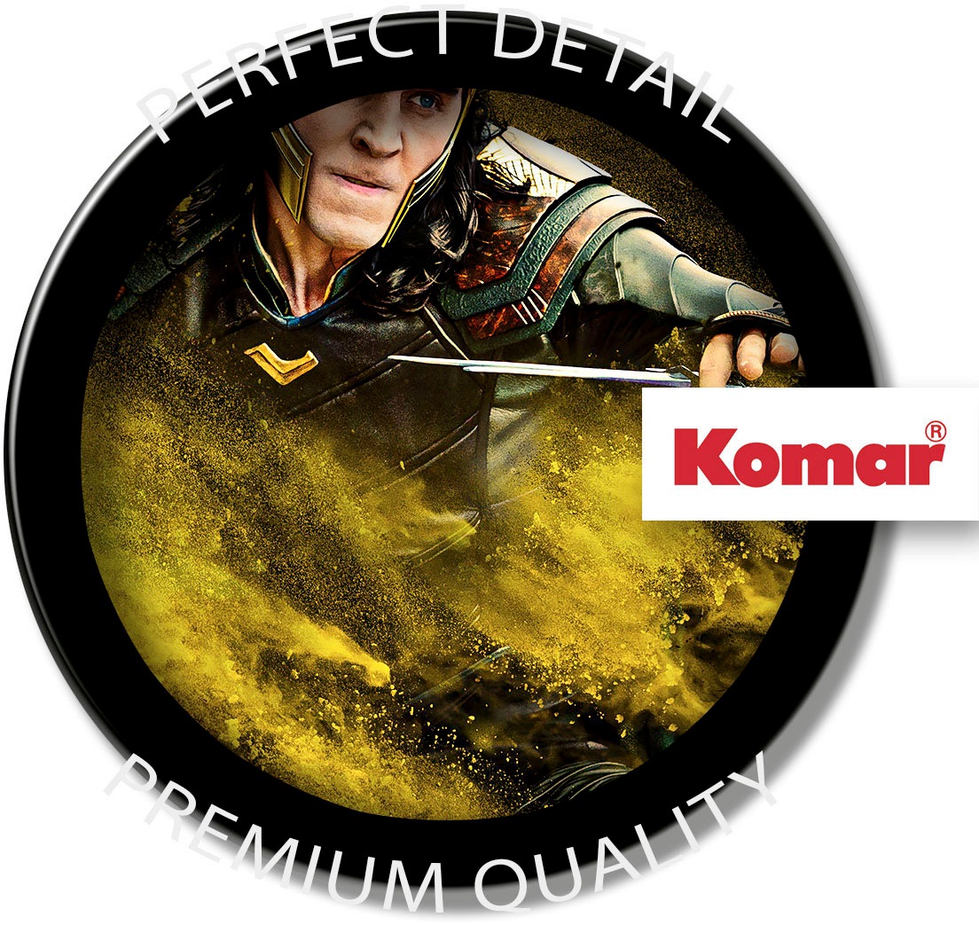 Komar Fototapete »Digitaldruck Vlies - Loki Yellow Dust - Grösse 200 x 250 cm«, bedruckt, Kinderzimmer