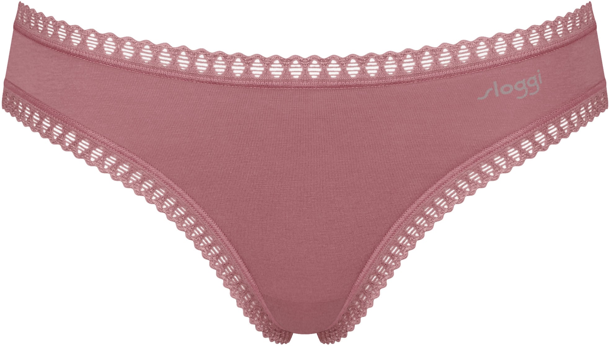 sloggi Minislip »GO Crush«, (3er Pack), dehnbare Spitzendetails, uni, gemustert