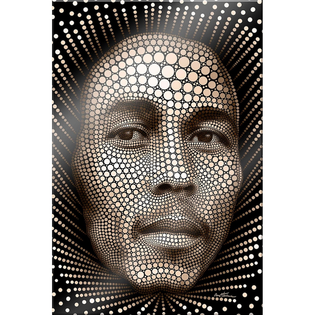 Wall-Art Acrylglasbild »Bob Marley Kunstdruck«