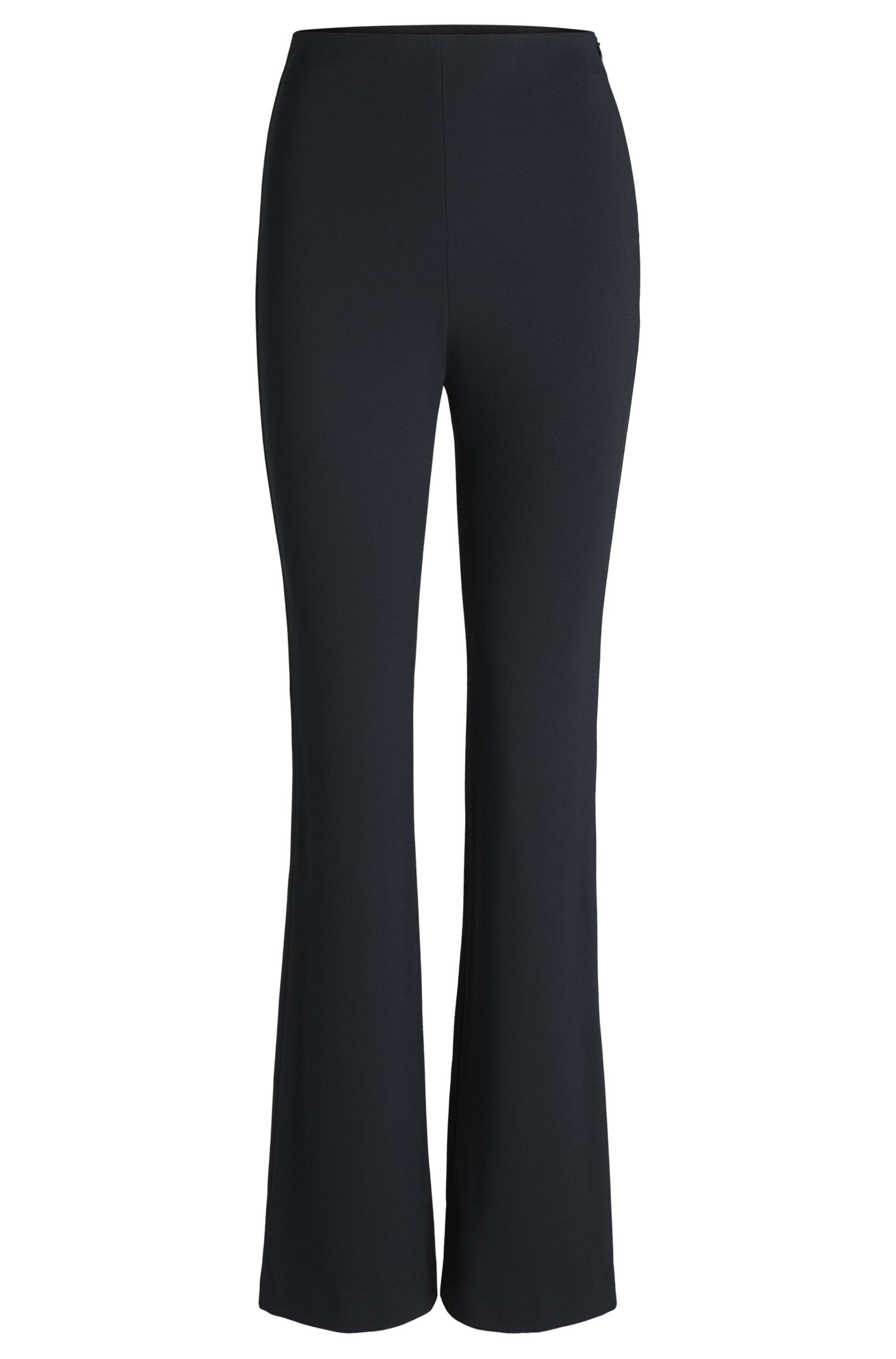 BOSS ORANGE Webhose »Taboot Premium Damenmode«, mit seitlichem Reissverschluss, flared Form, Milano Qualität Loungewear