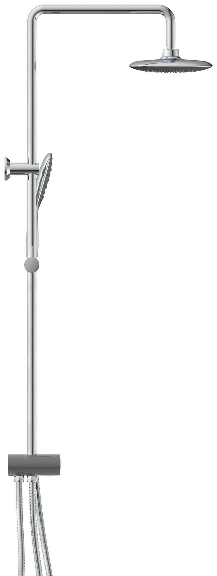 Schütte Brausegarnitur »Aquastar«, Duschsäule Brauseset, mit Ablage, Handbrause mit 3 Funktionen