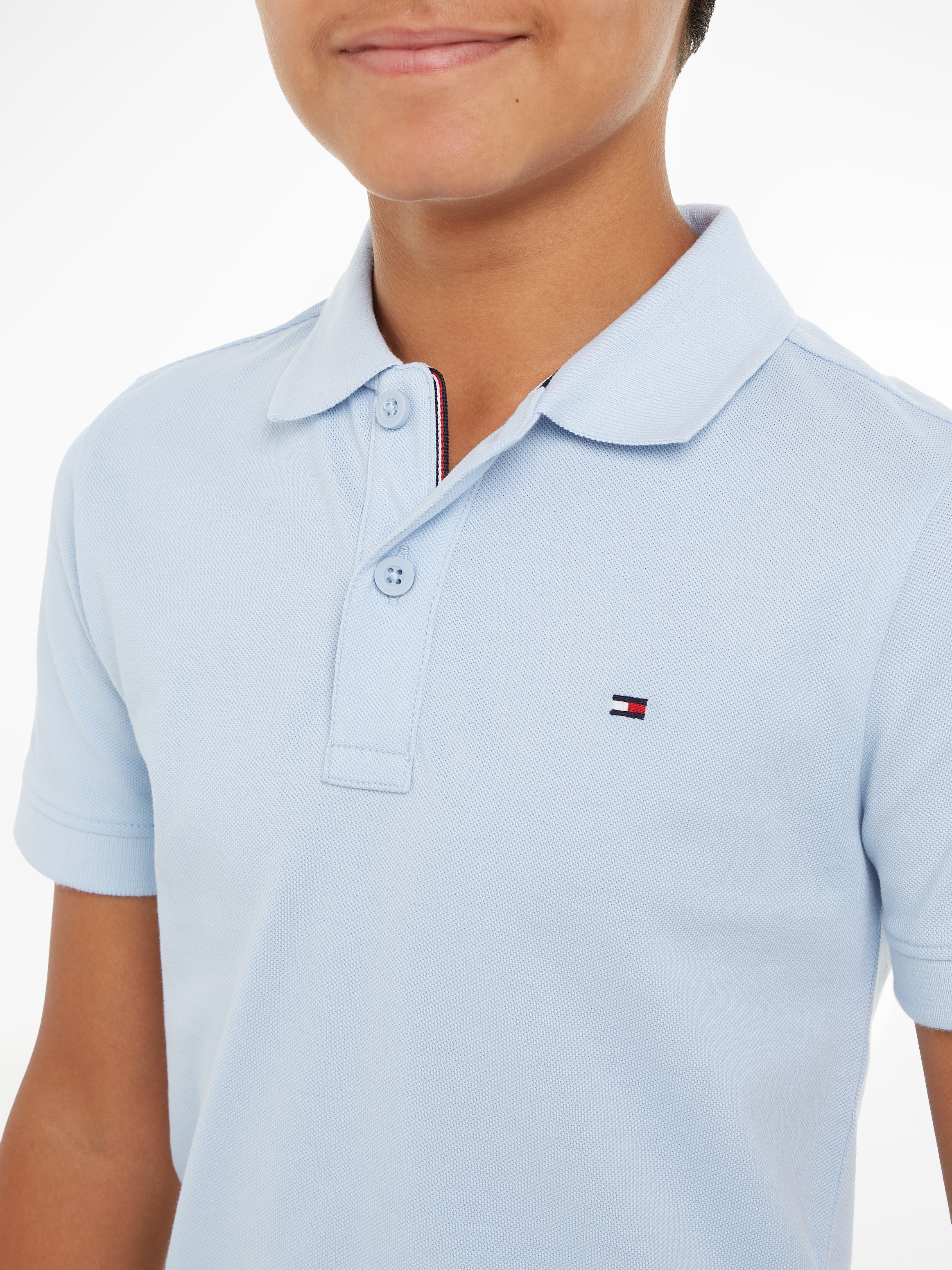 Tommy Hilfiger Poloshirt »FLAG POLO SS«, mit Logostickerei