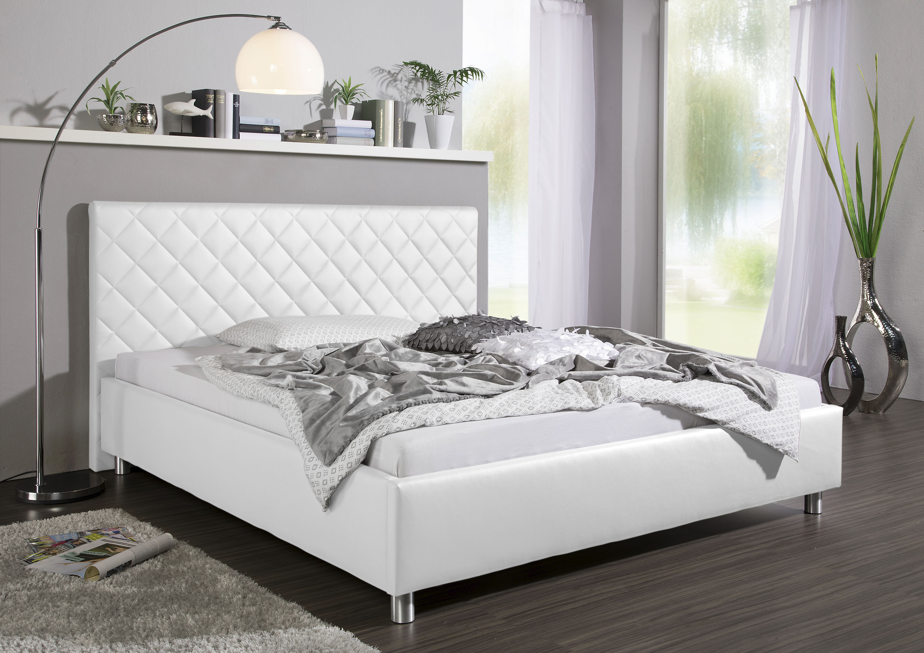 Maintal Polsterbett "Bloomington" Bettseiten zerlegt, ohne Bettkasten