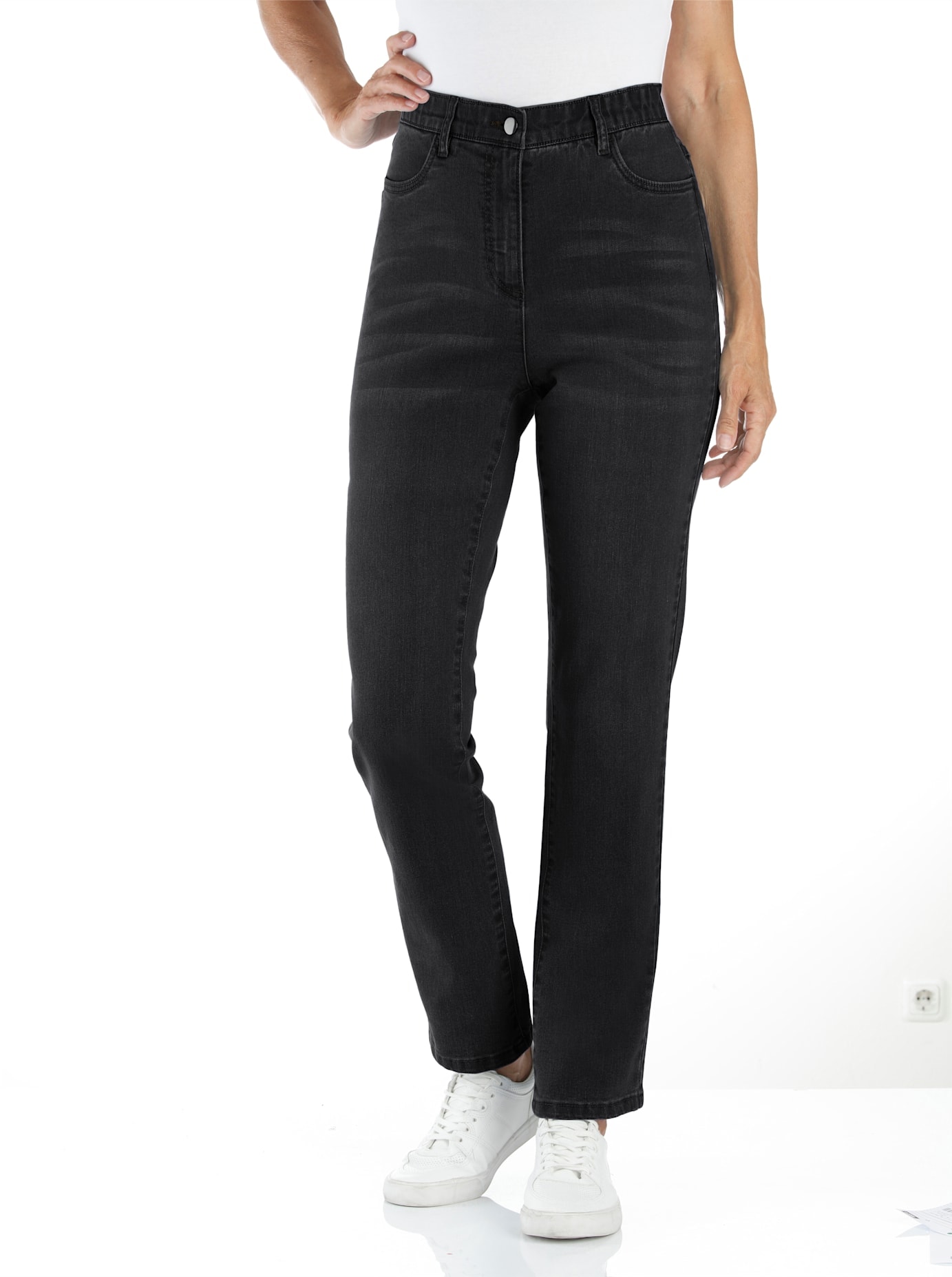 Classic Basics High-waist-Jeans 1 Stk.