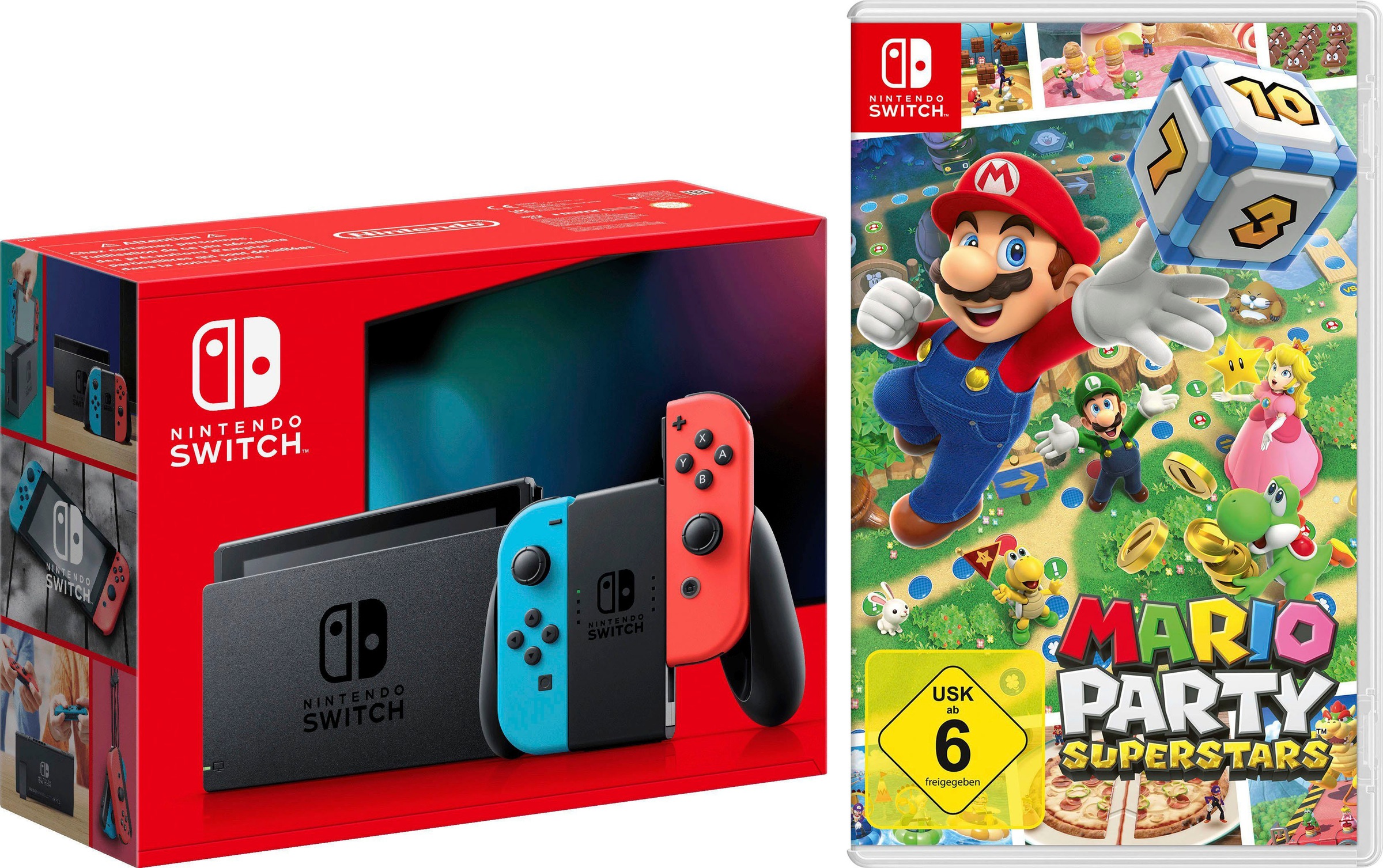Nintendo Switch Konsolen-Set inkl. Mario Party Superstars